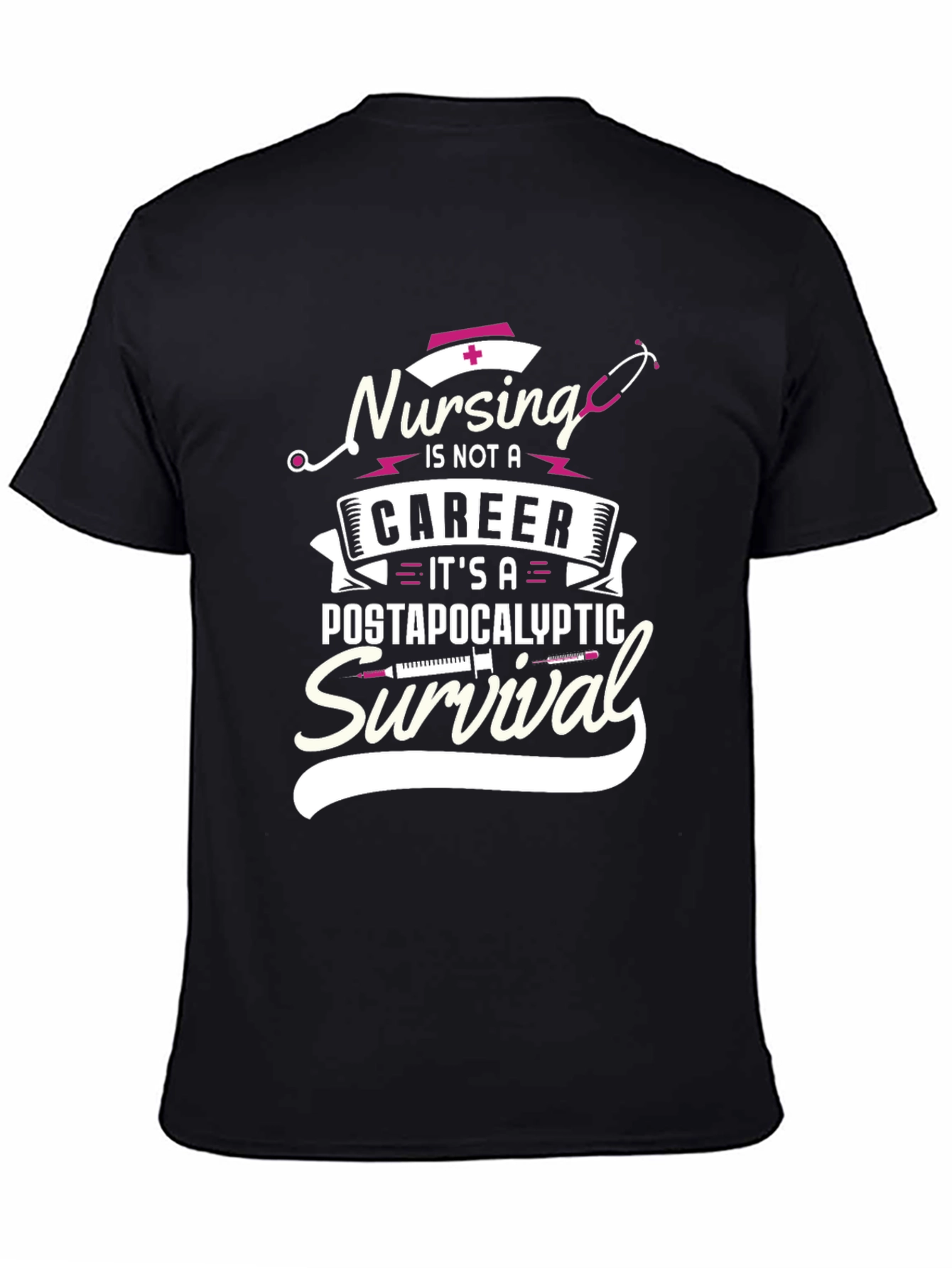 Nursing Survival T-Shirt - Post-Apocalyptic Nurse Tee