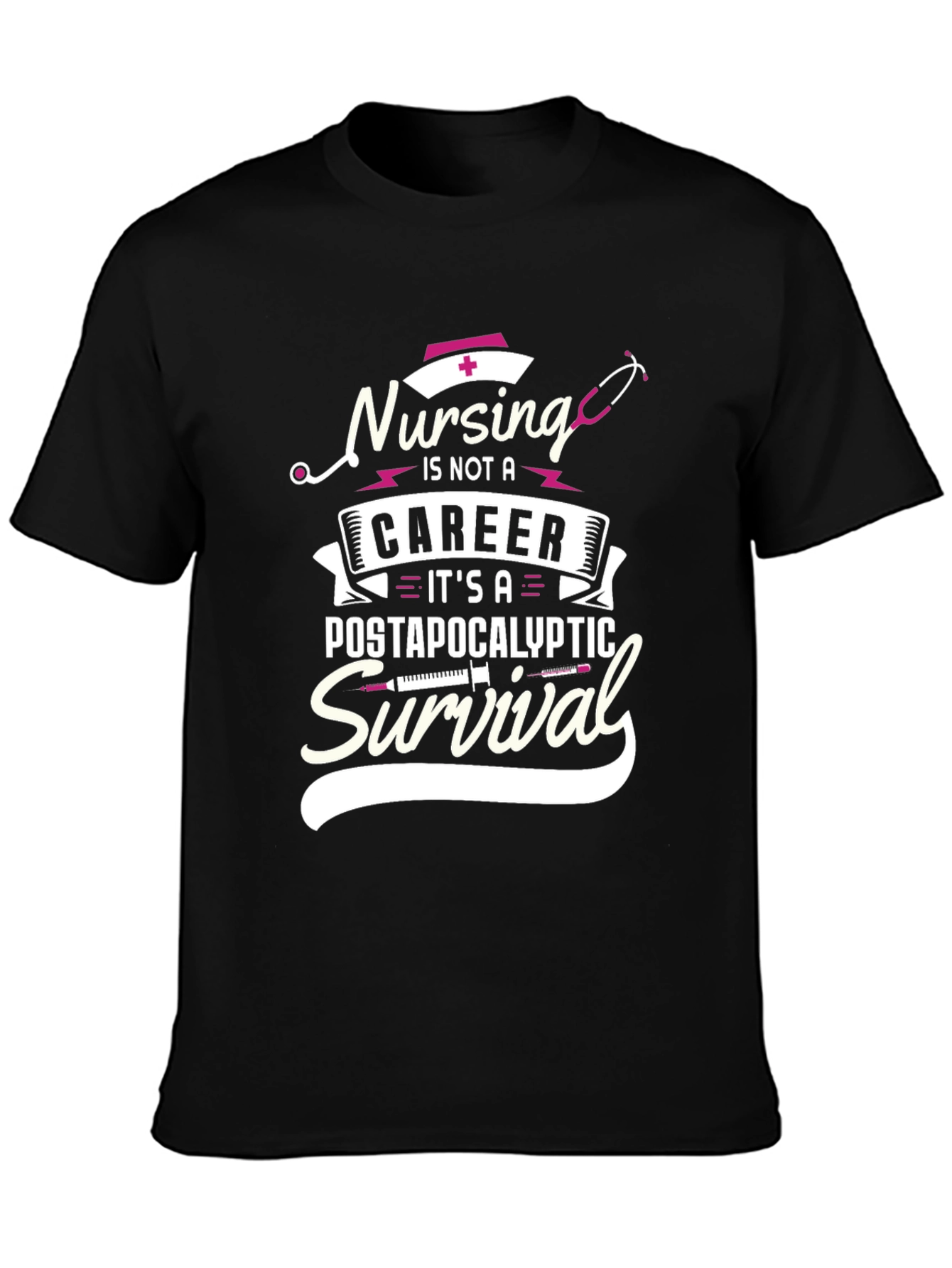 Nursing Survival T-Shirt - Post-Apocalyptic Nurse Tee