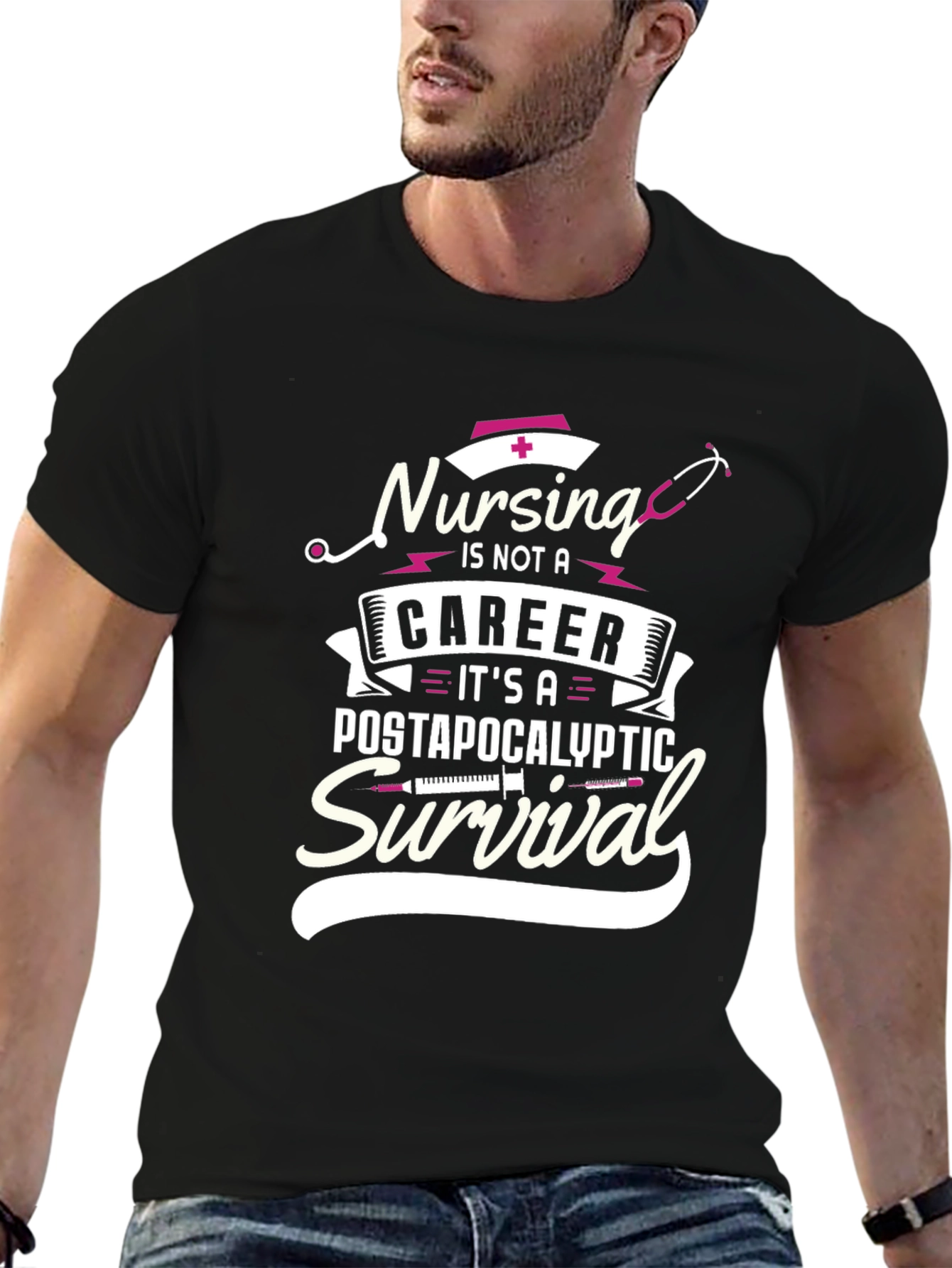 Nursing Survival T-Shirt - Post-Apocalyptic Nurse Tee
