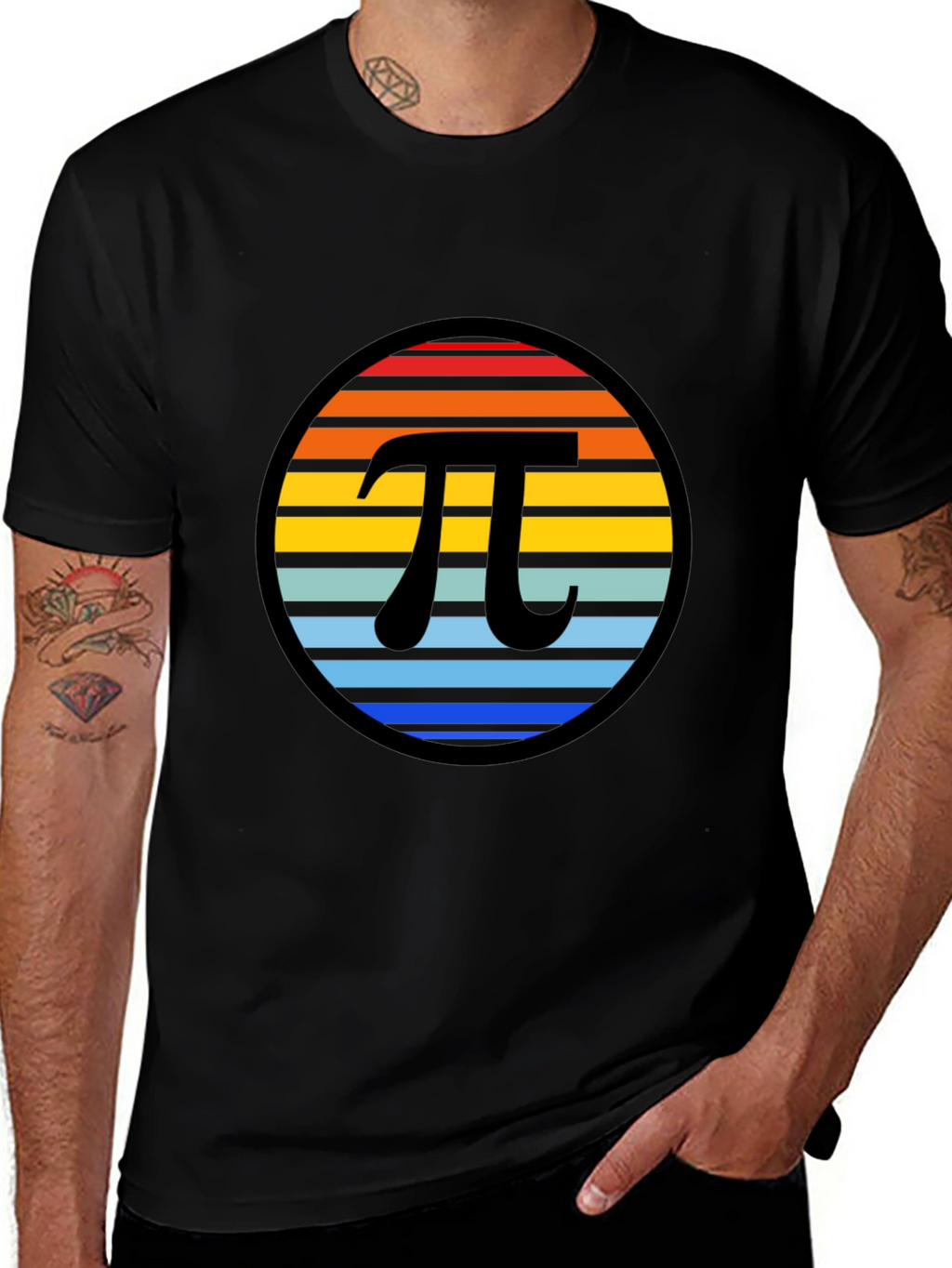 Retro Pi Symbol T-Shirt