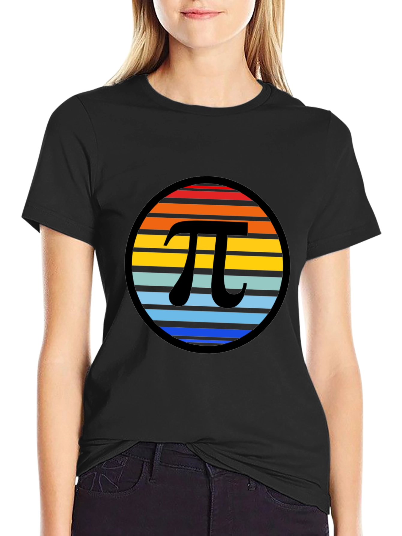 Retro Pi Symbol T-Shirt