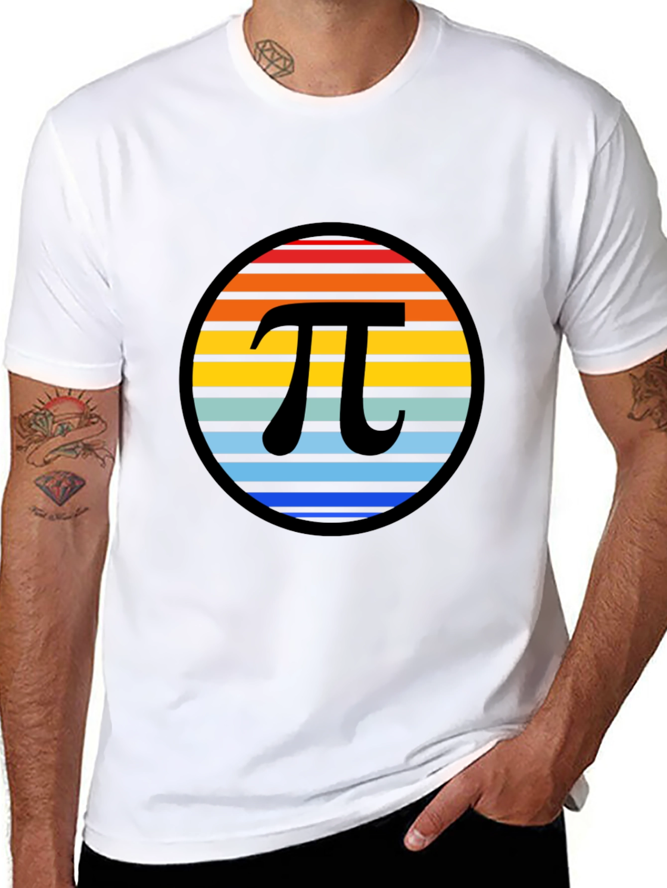 Retro Pi Symbol T-Shirt