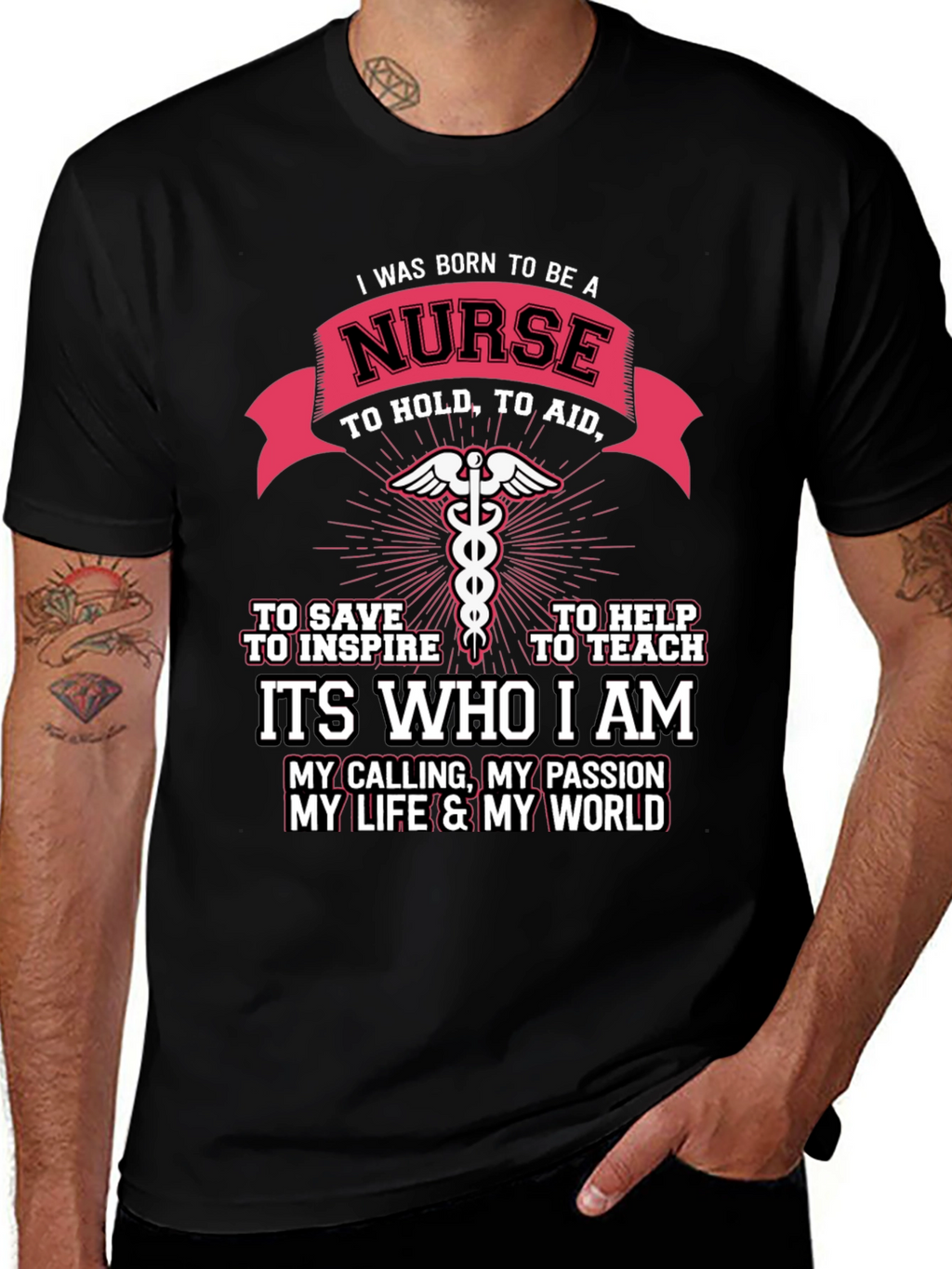 I Was Born to Be A Nurse T-Shirt