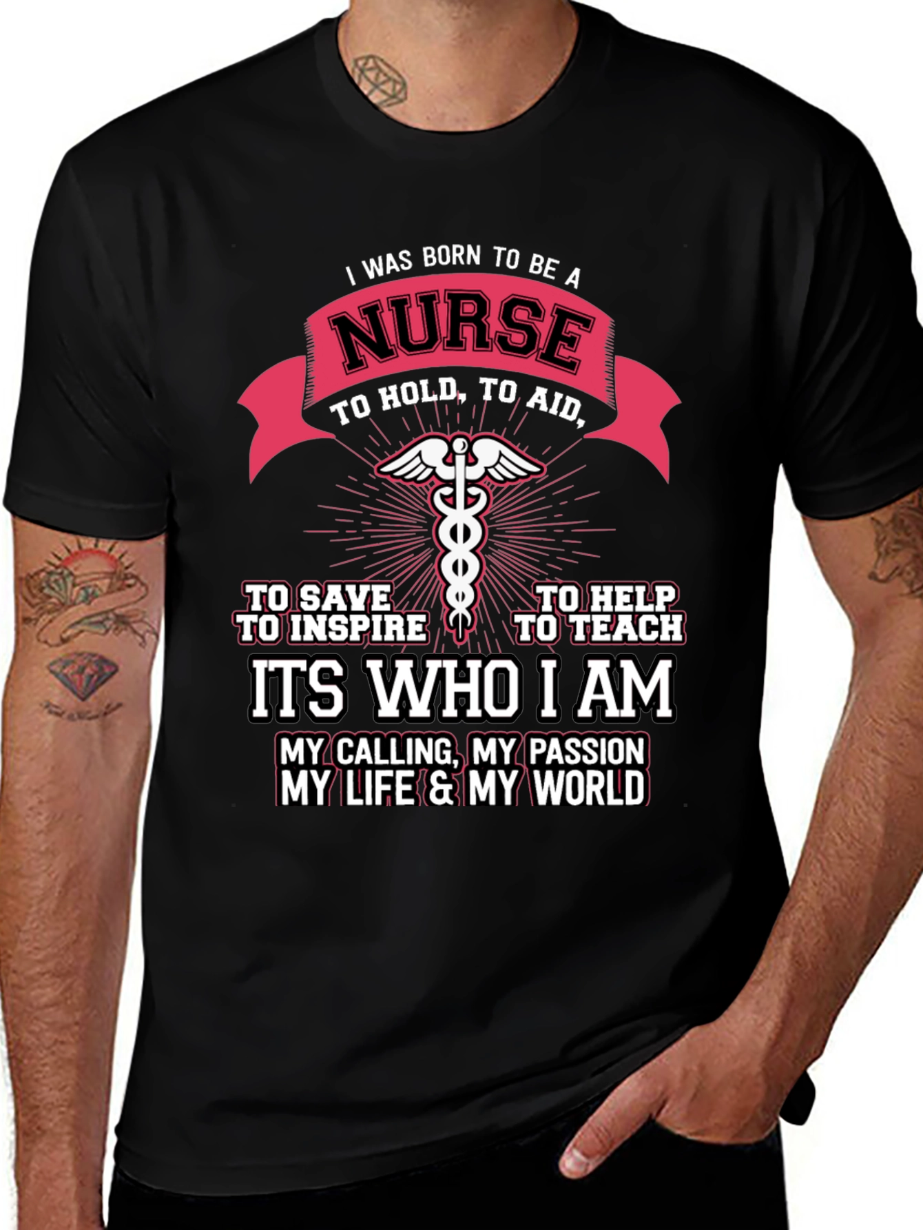 I Was Born to Be A Nurse T-Shirt