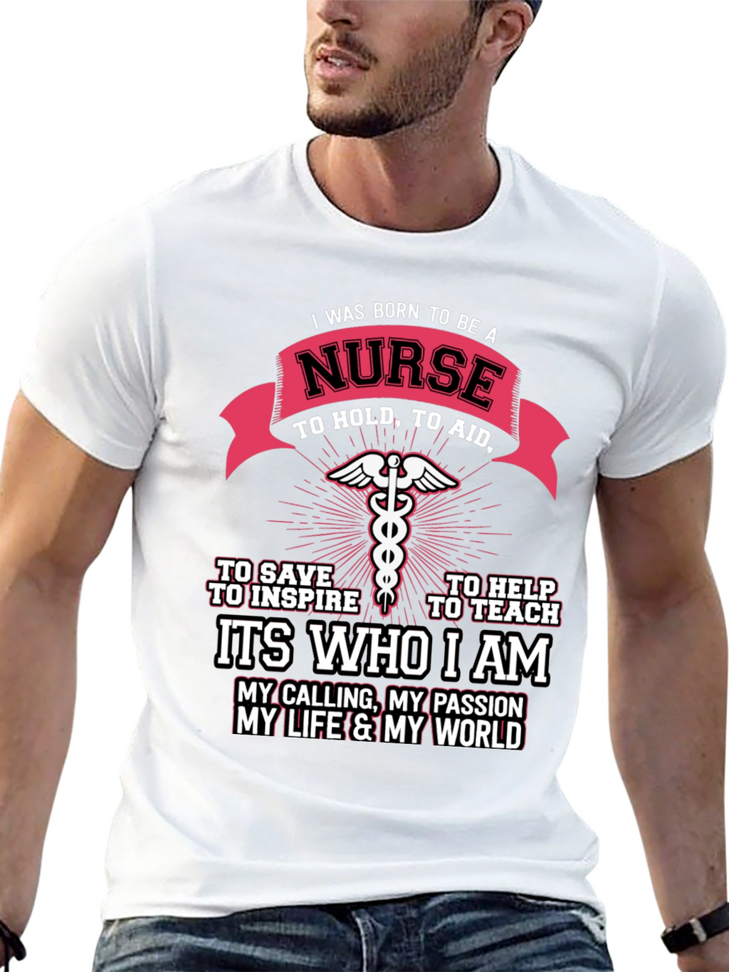 I Was Born to Be A Nurse T-Shirt