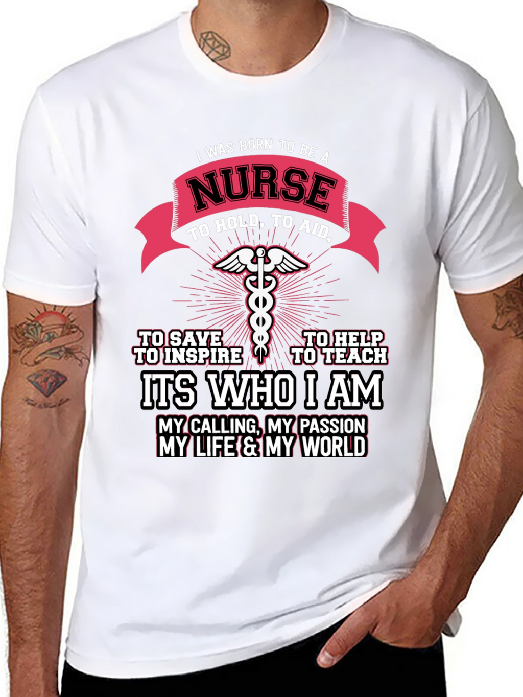 I Was Born to Be A Nurse T-Shirt