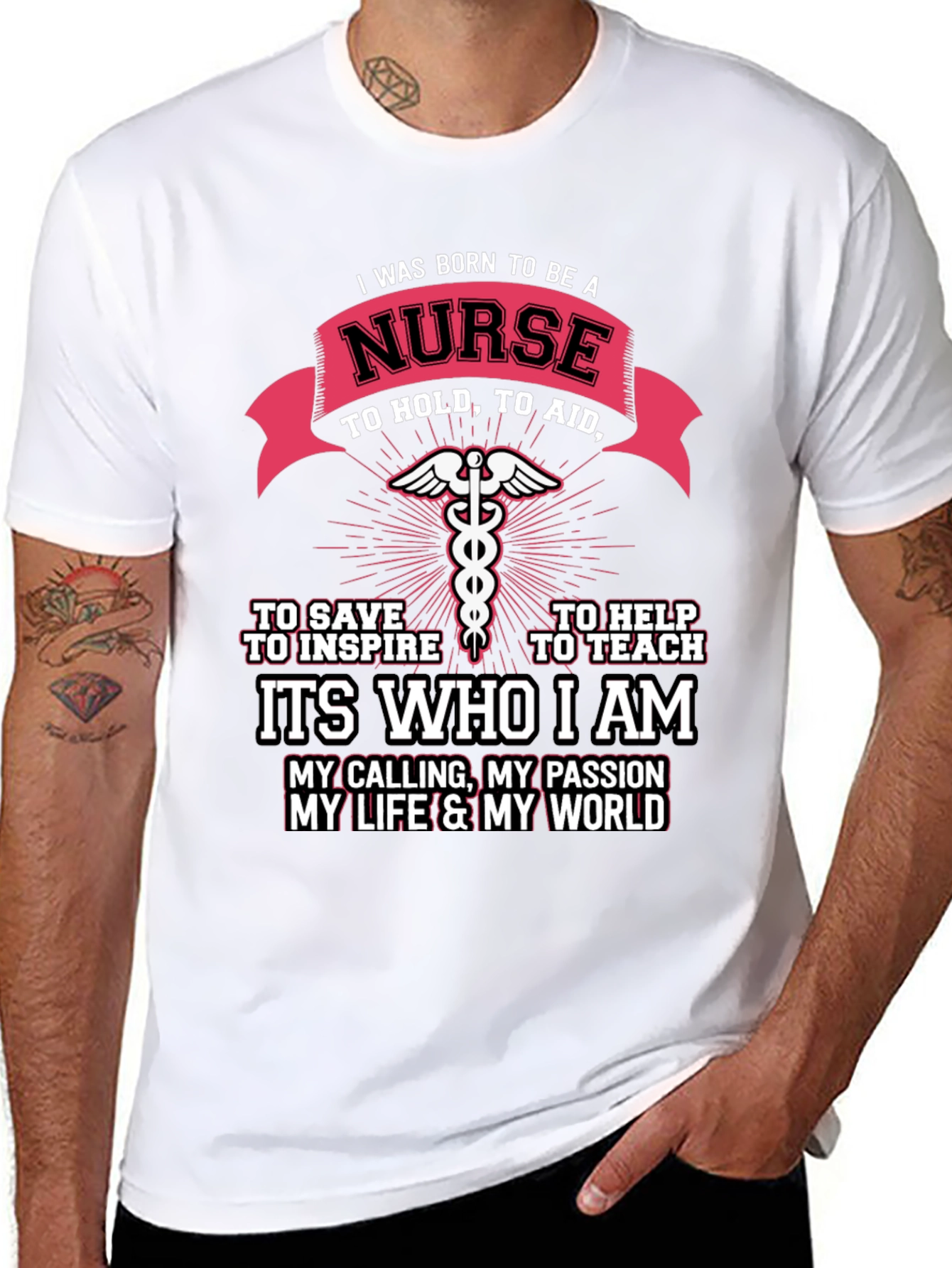 I Was Born to Be A Nurse T-Shirt