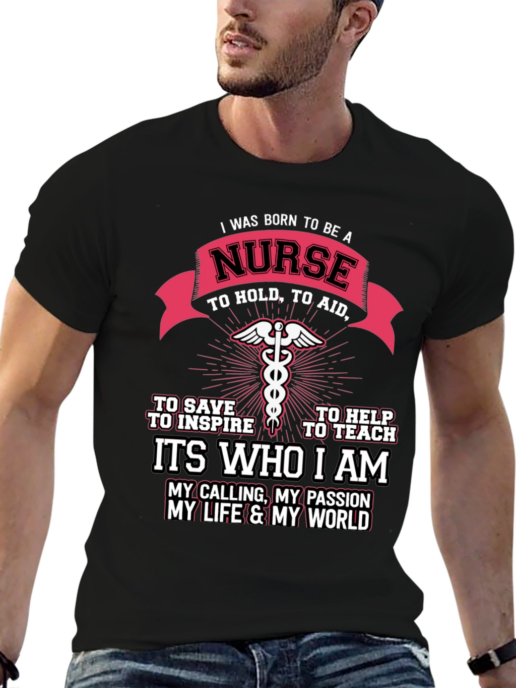 I Was Born to Be A Nurse T-Shirt