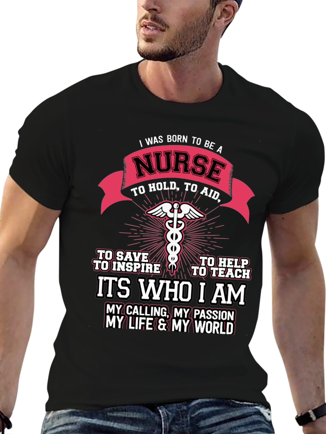 I Was Born to Be A Nurse T-Shirt