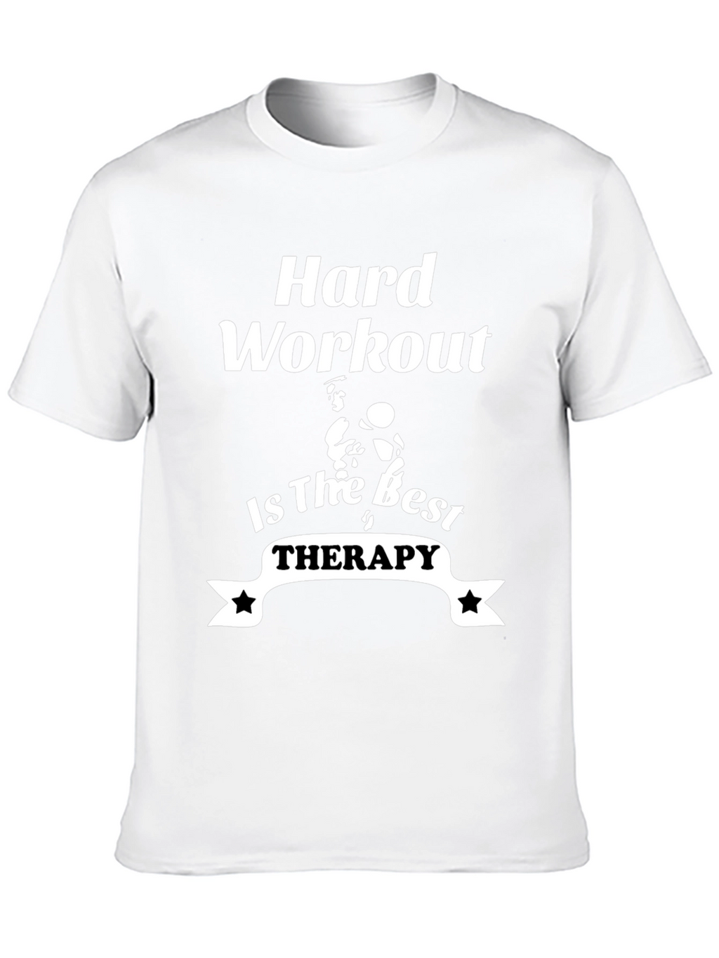 Hard Workout Therapy T-Shirt - Black