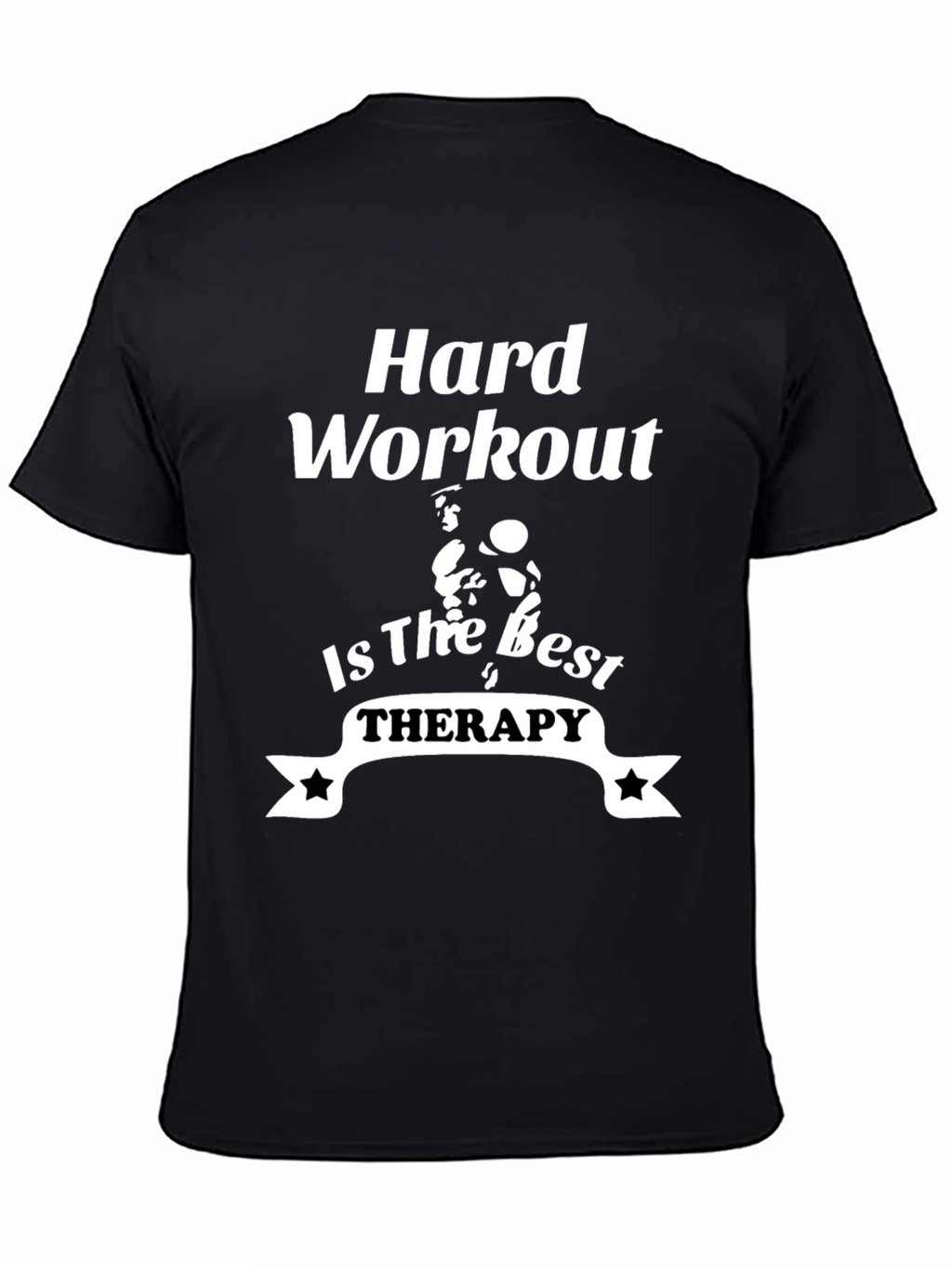 Hard Workout Therapy T-Shirt - Black