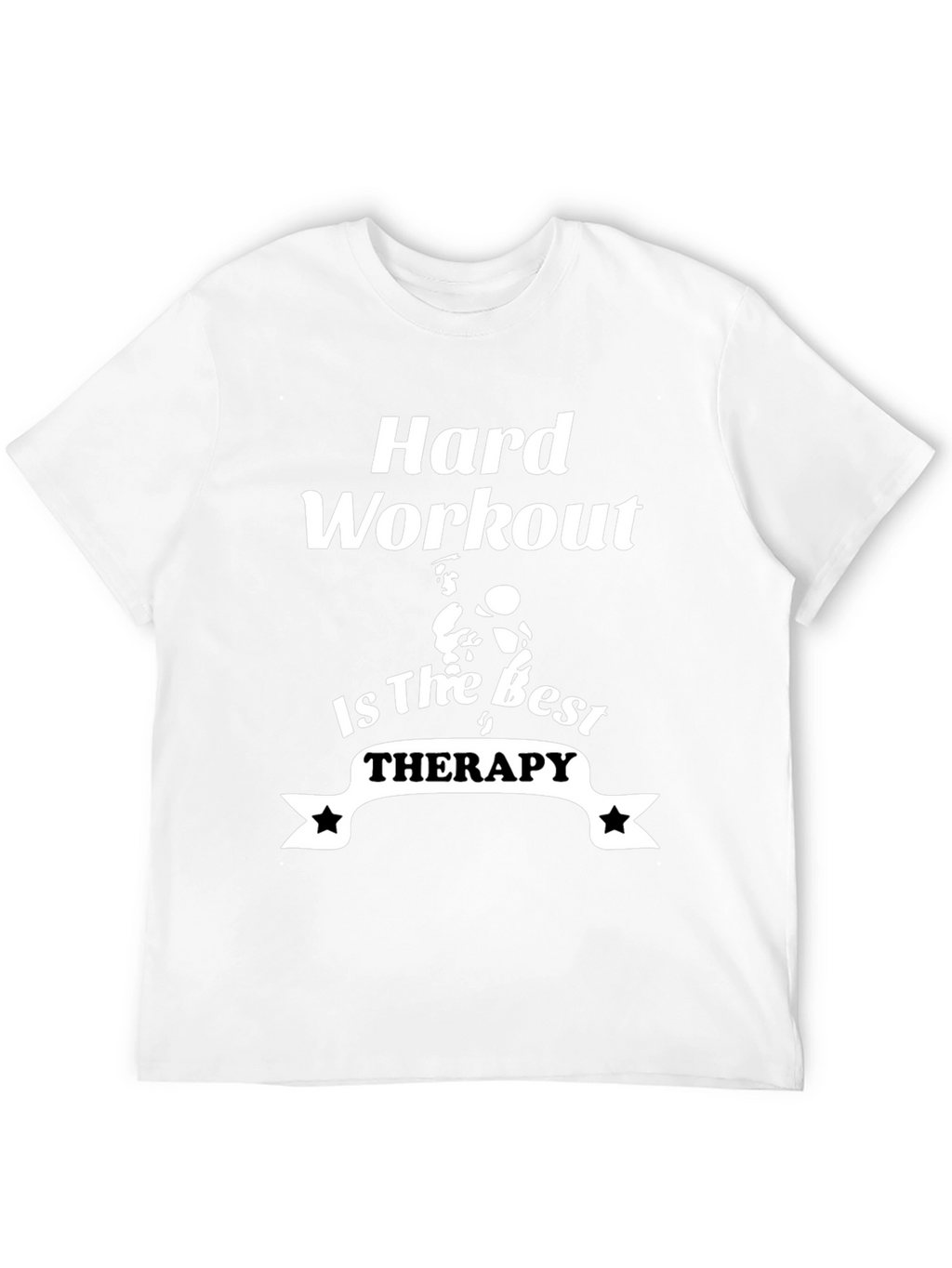 Hard Workout Therapy T-Shirt - Black