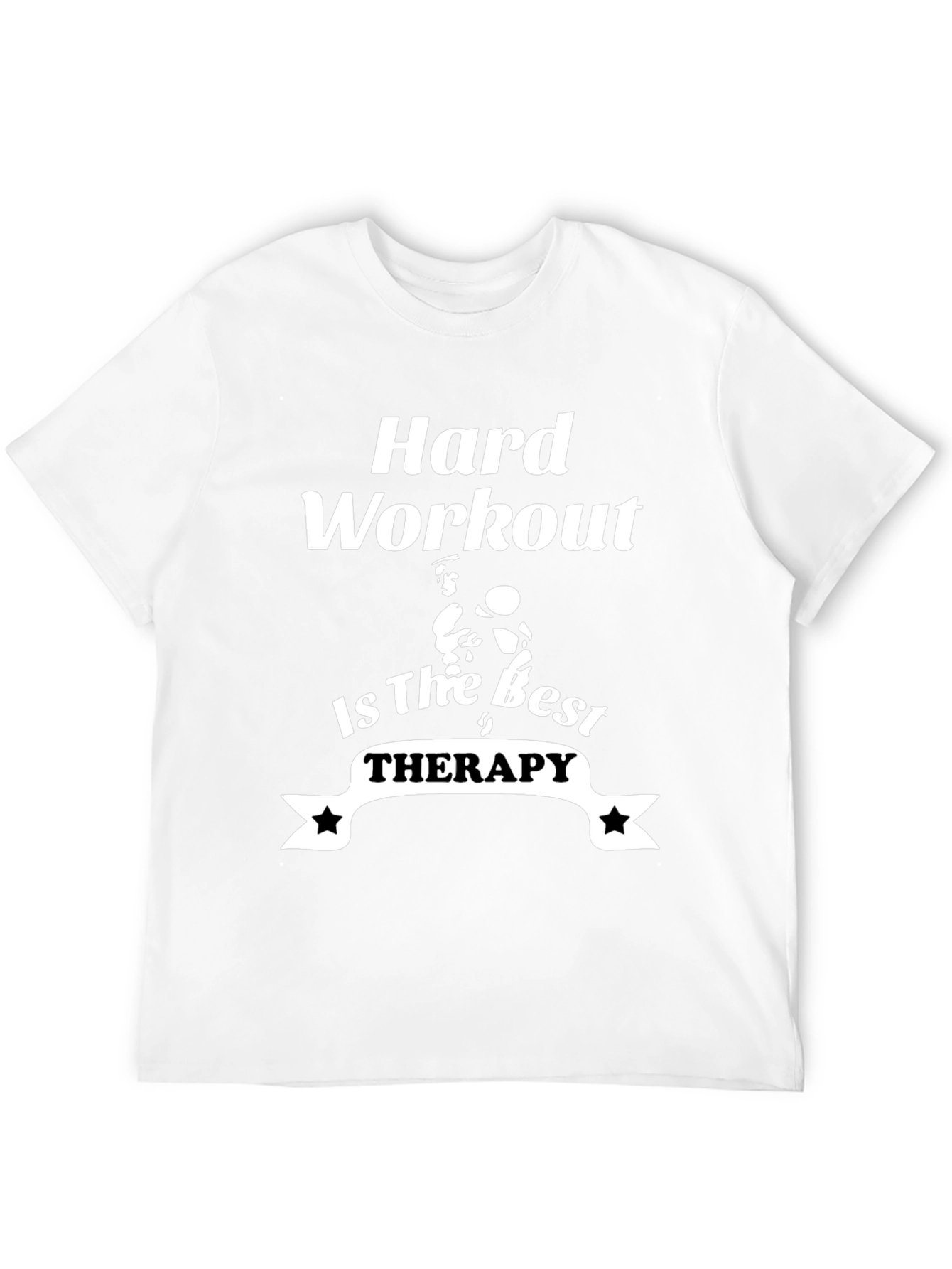 Hard Workout Therapy T-Shirt - Black