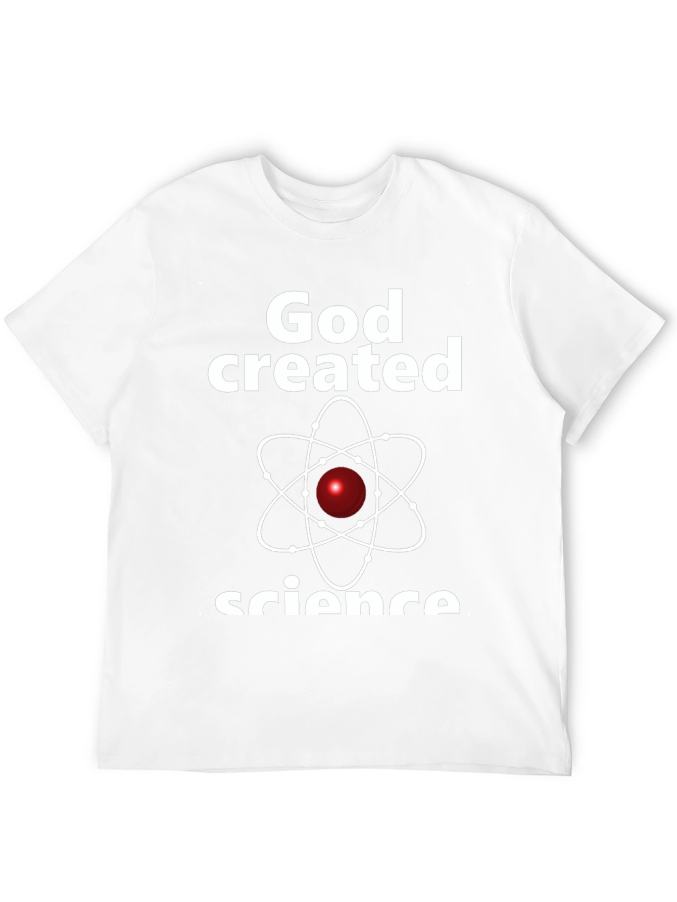 God Created Science T-Shirt Black