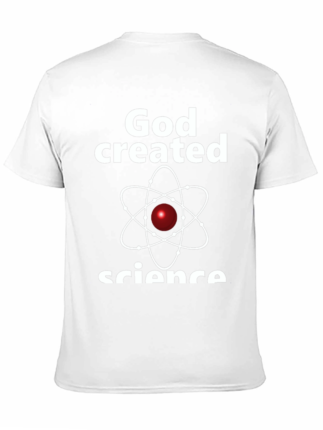 God Created Science T-Shirt Black