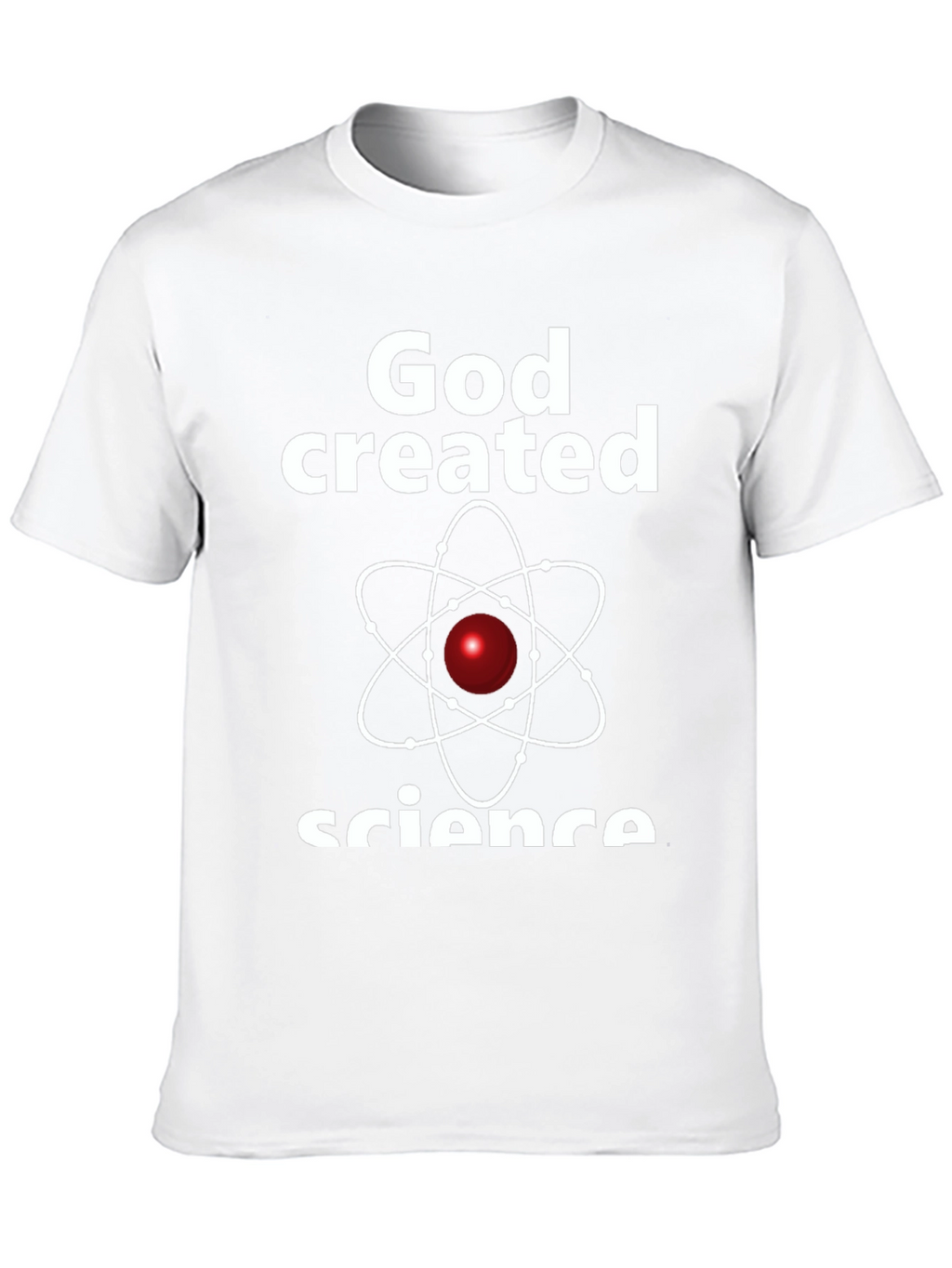 God Created Science T-Shirt Black