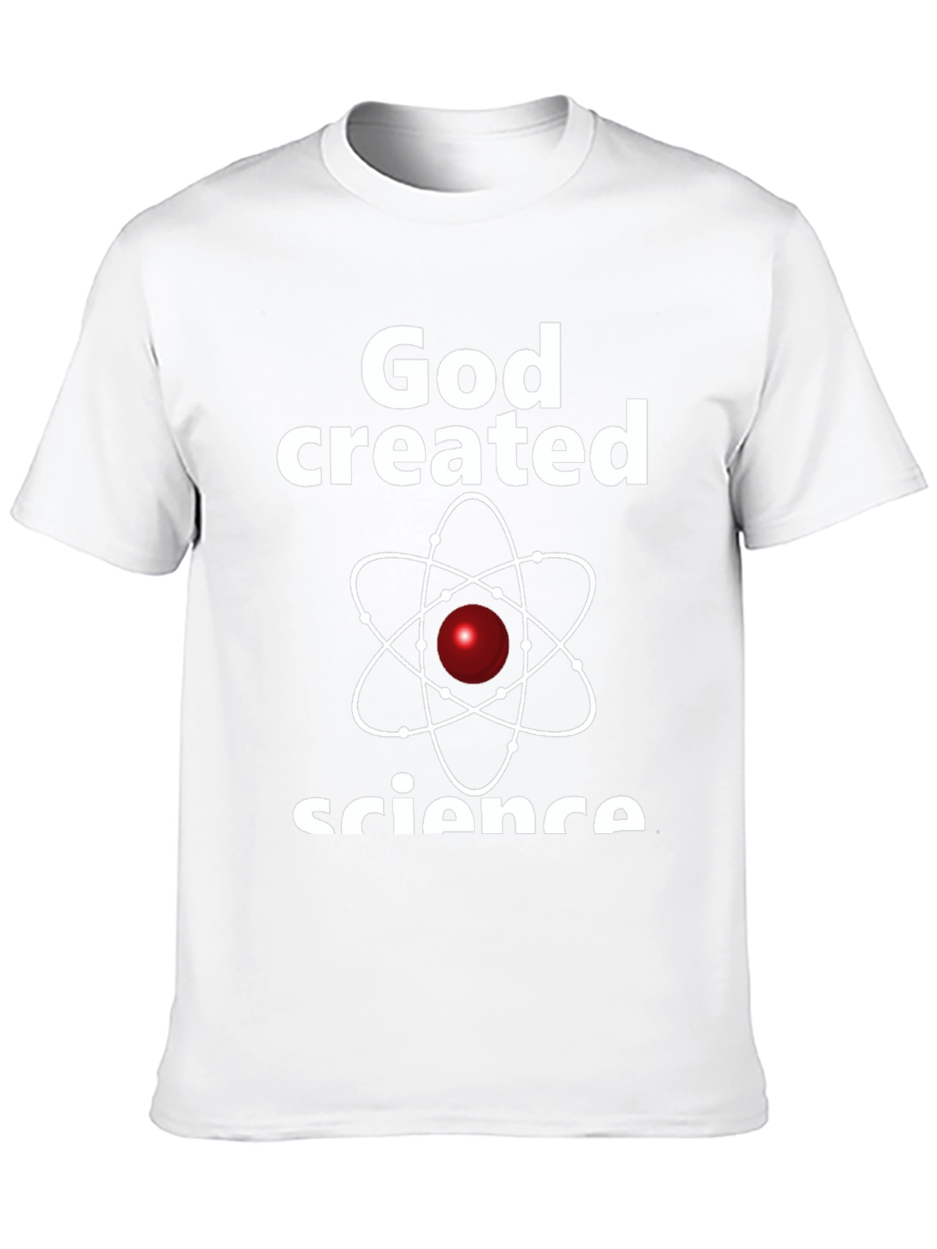God Created Science T-Shirt Black