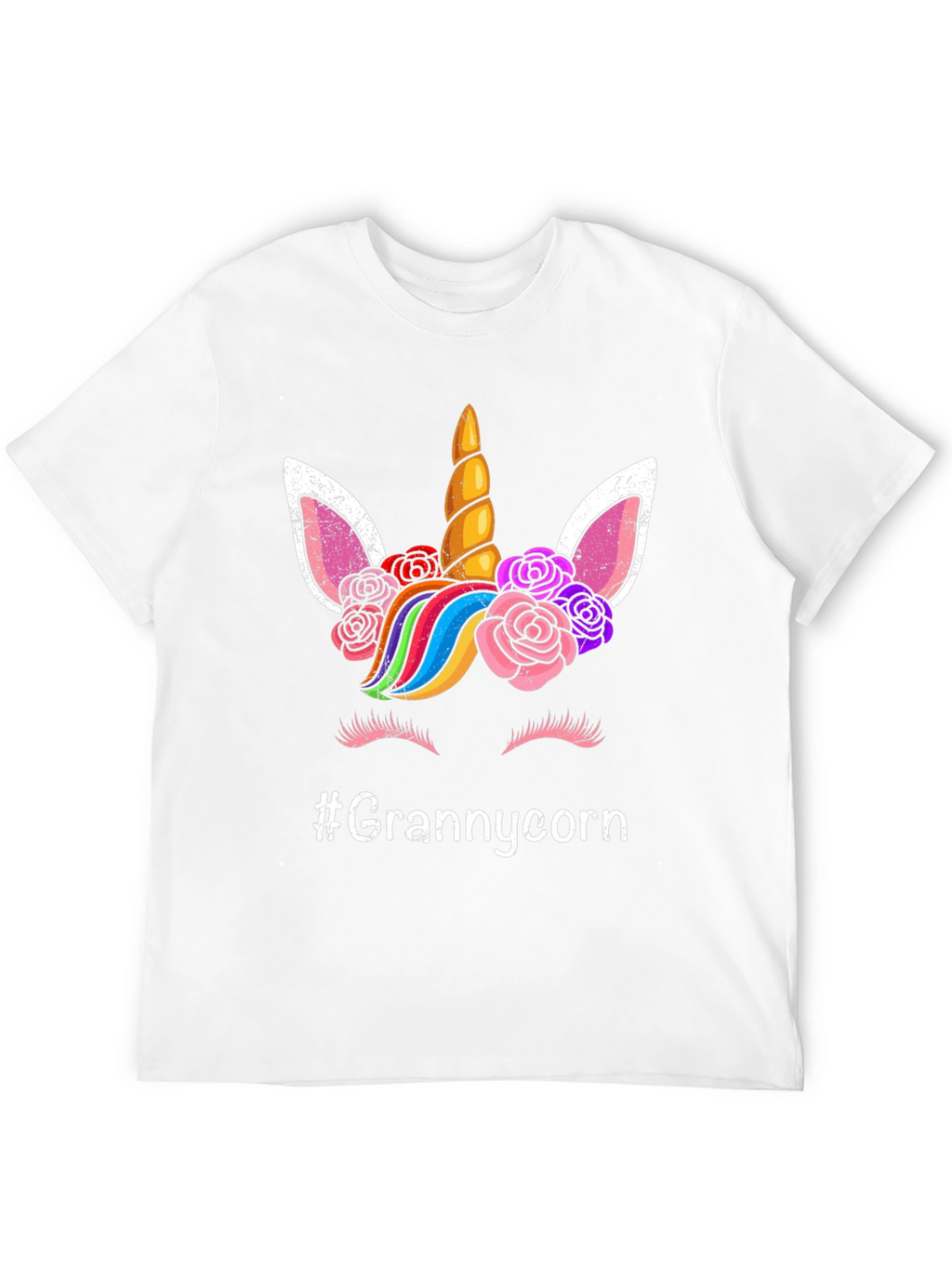 Grannycorn Unicorn Graphic T-Shirt