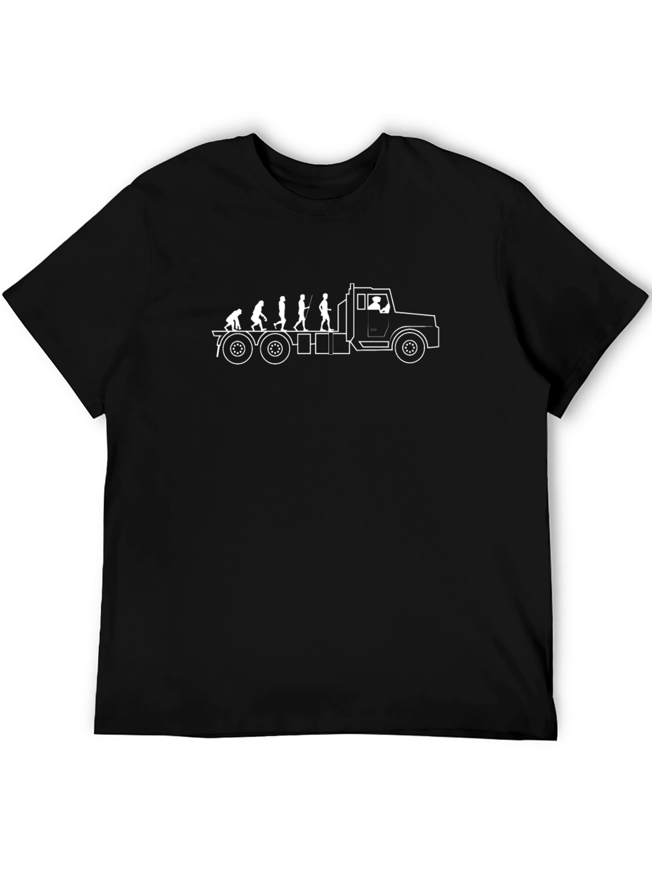 Evolution Trucker Tee - Funny Truck Driver T-Shirt