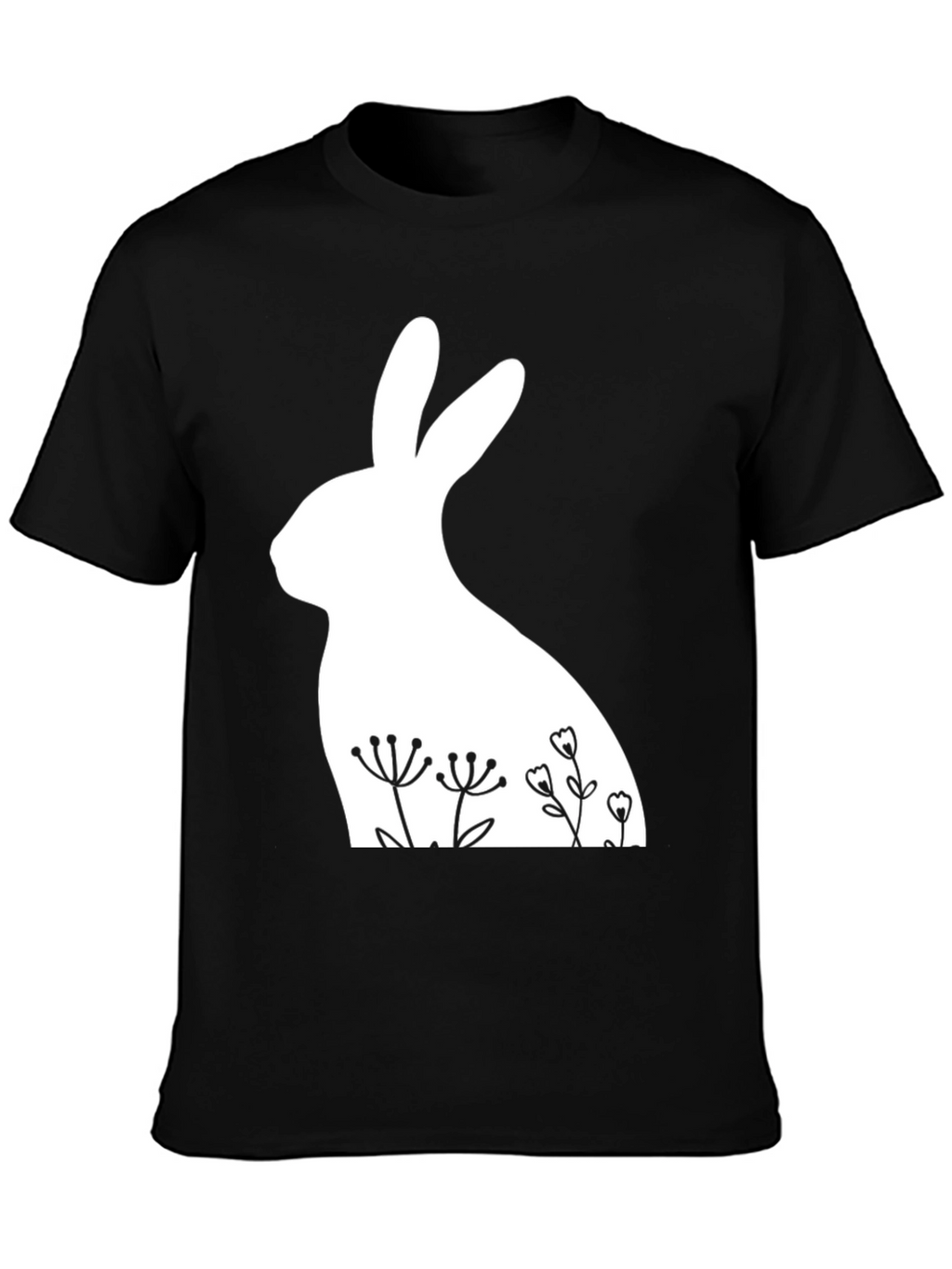 Floral Rabbit T-Shirt - Easter Style
