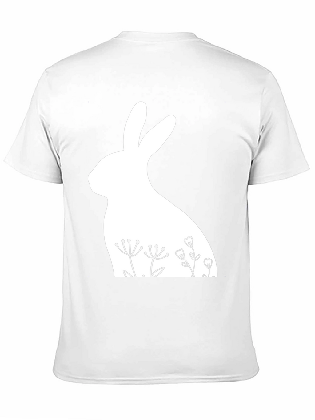 Floral Rabbit T-Shirt - Easter Style