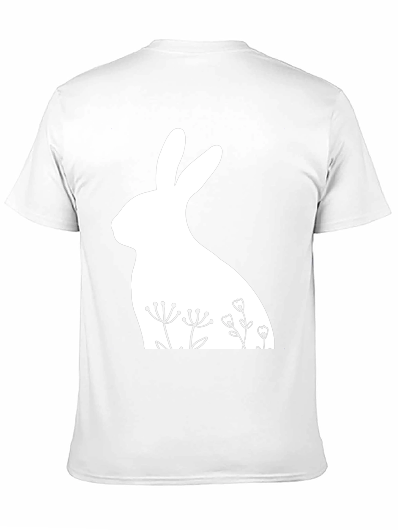 Floral Rabbit T-Shirt - Easter Style