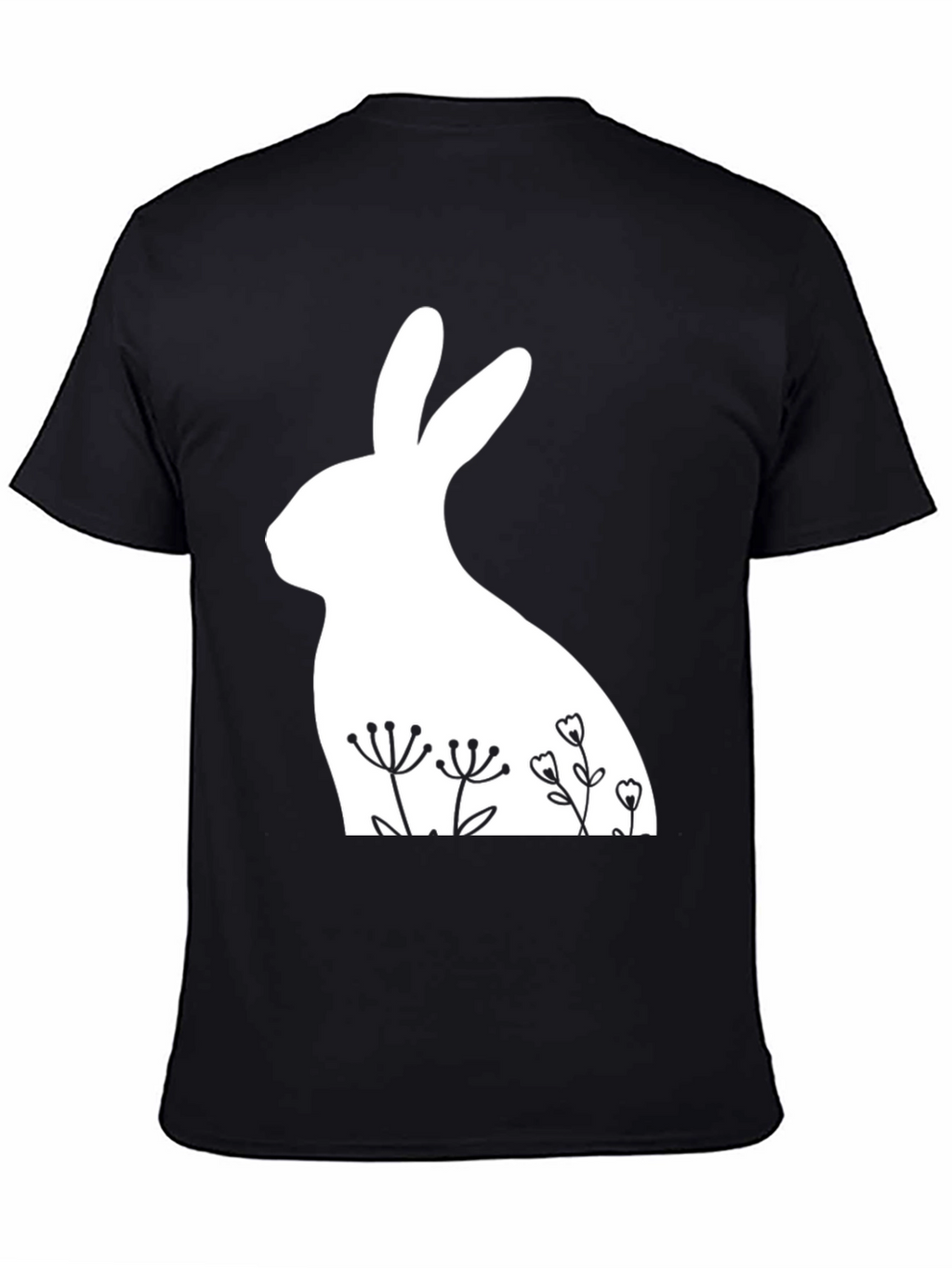 Floral Rabbit T-Shirt - Easter Style