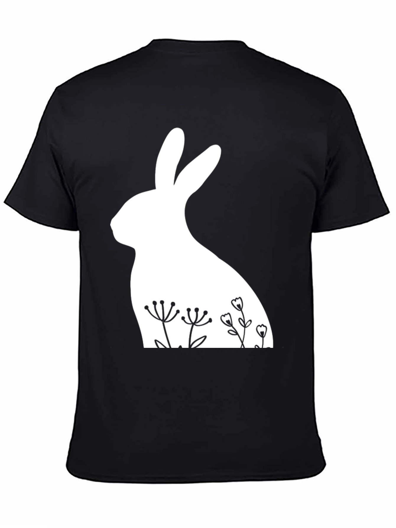 Floral Rabbit T-Shirt - Easter Style