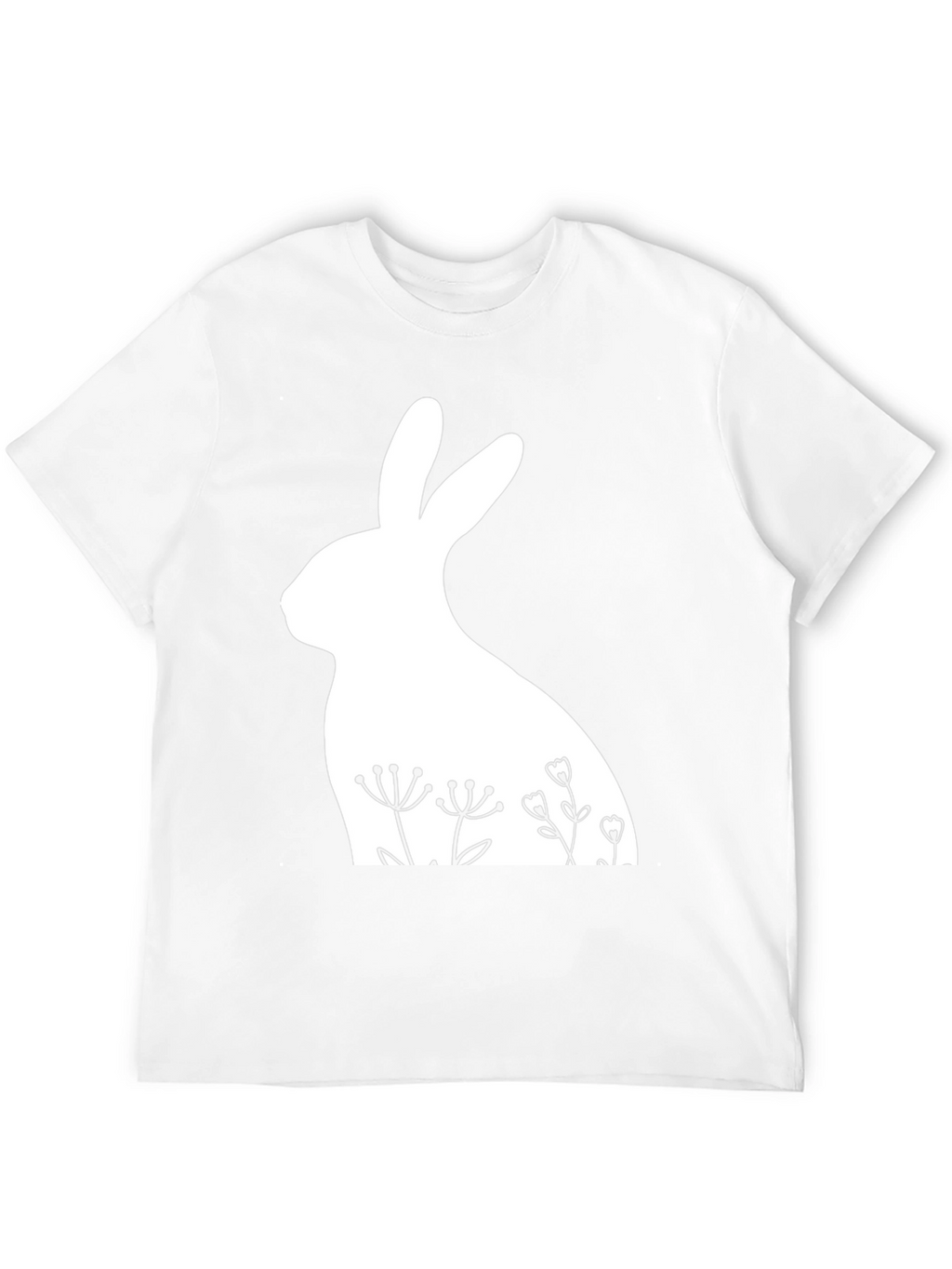 Floral Rabbit T-Shirt - Easter Style