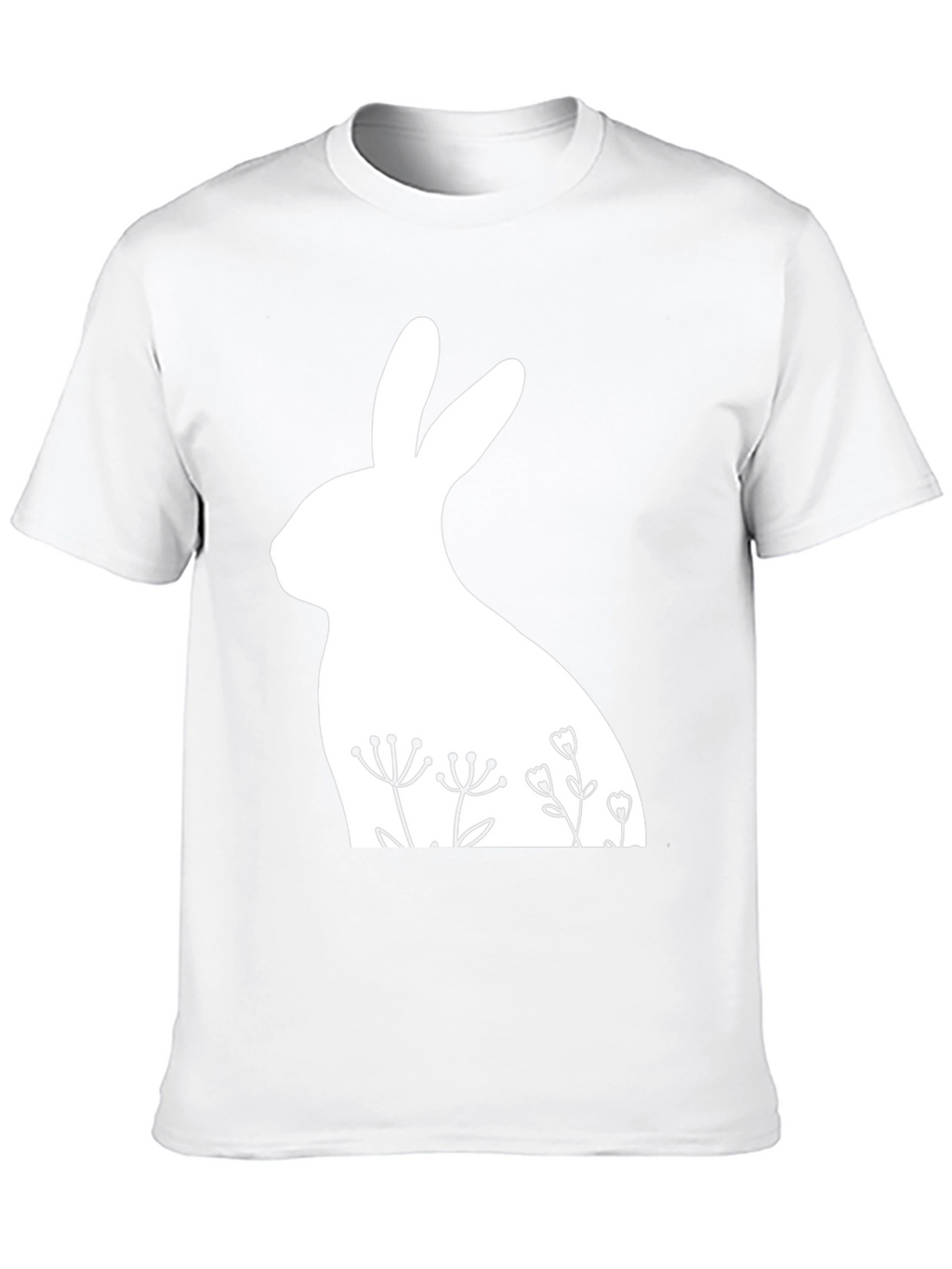 Floral Rabbit T-Shirt - Easter Style