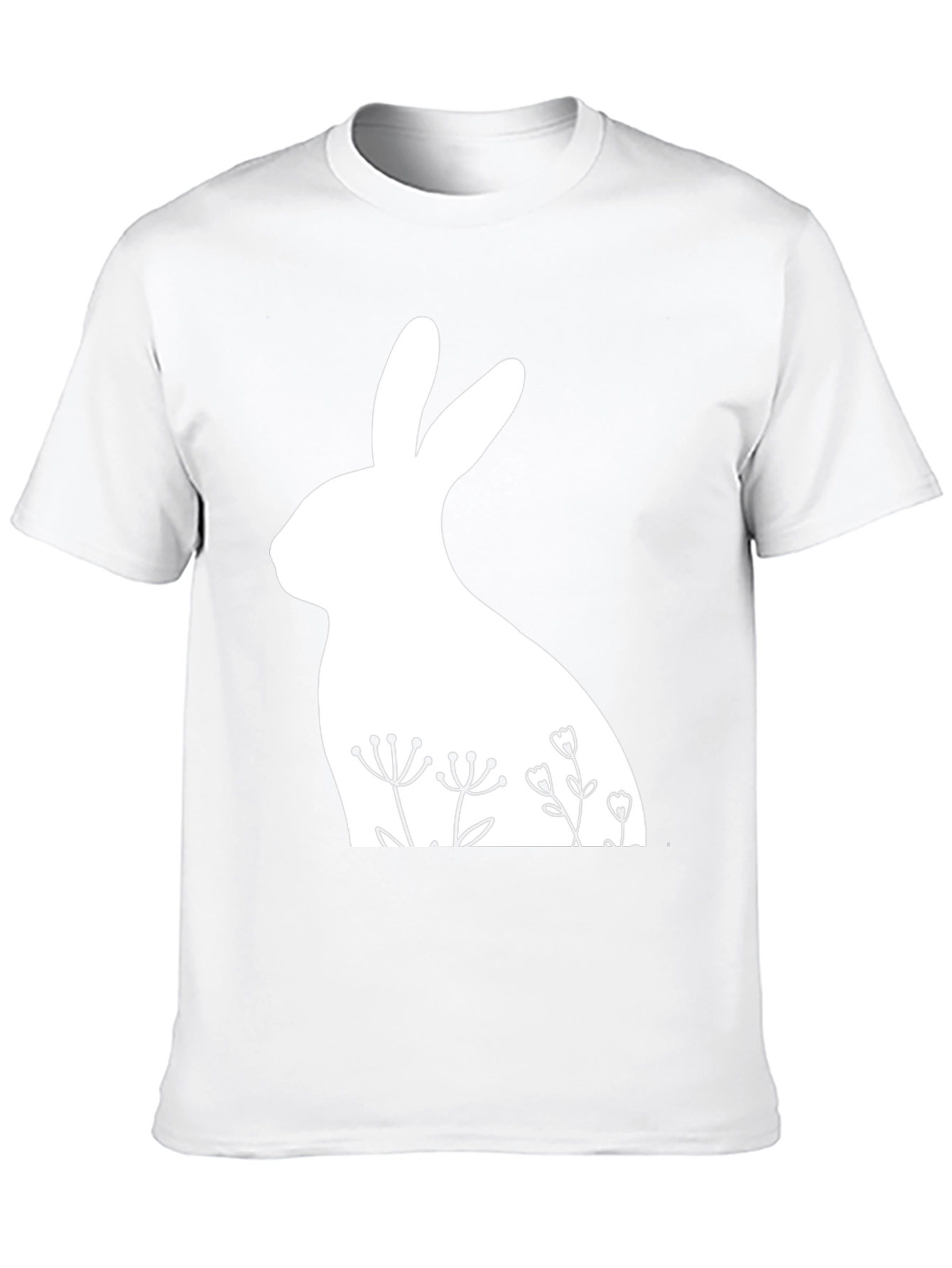 Floral Rabbit T-Shirt - Easter Style
