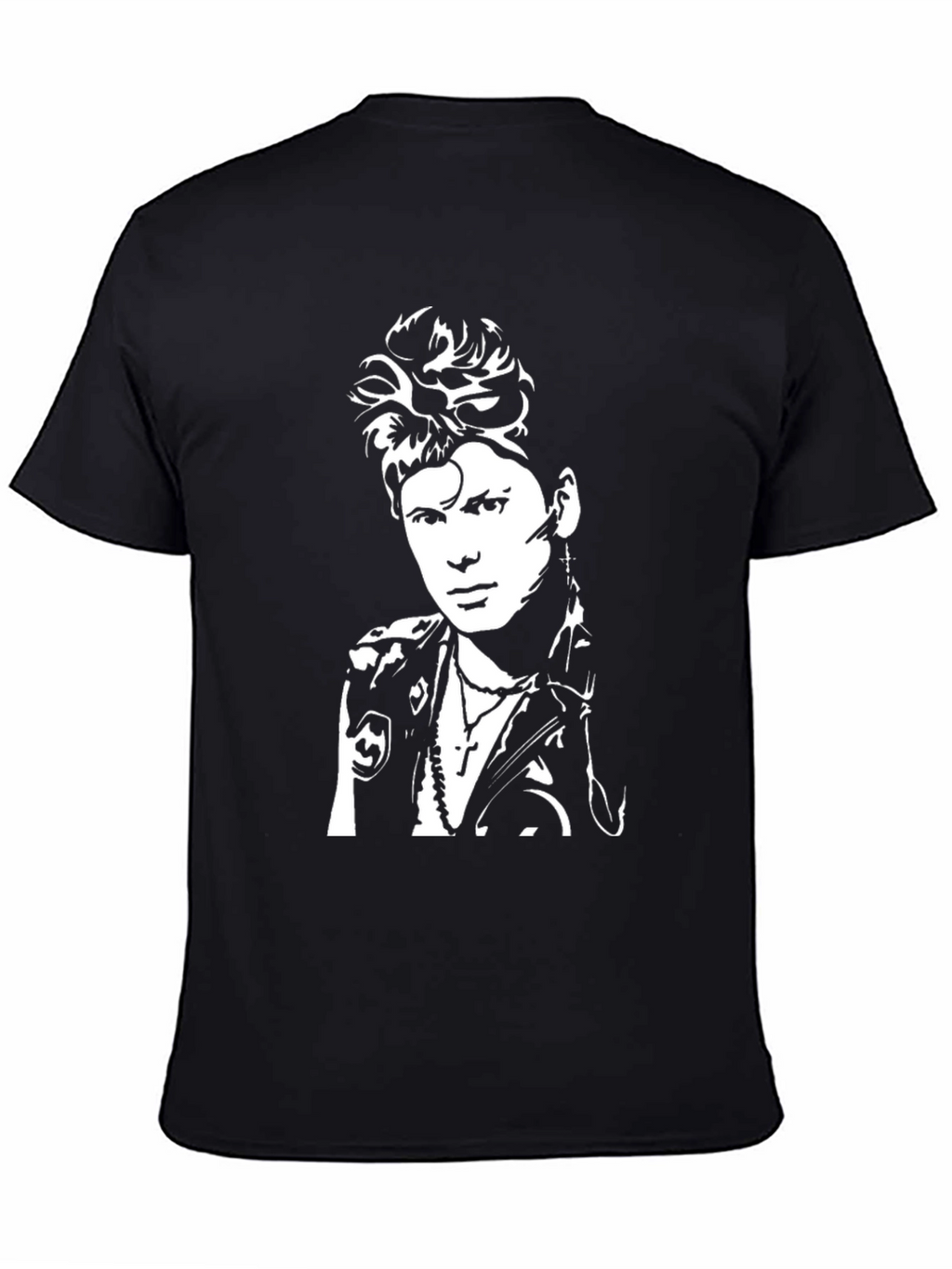Billy Idol Graphic Print Black T-Shirt