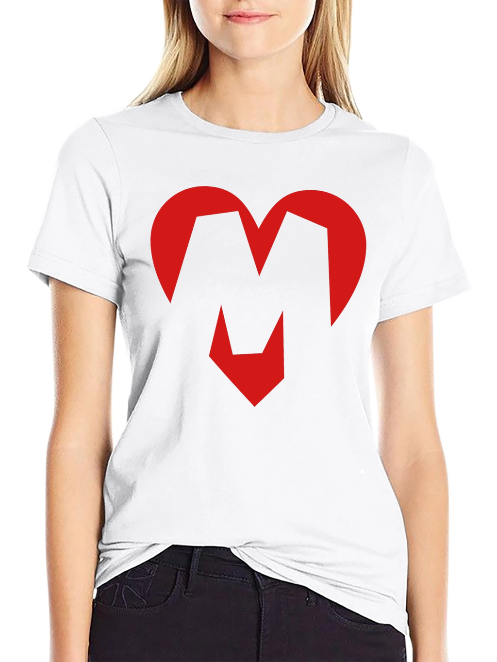 Heart M T-Shirt - Quirky Graphic Tee