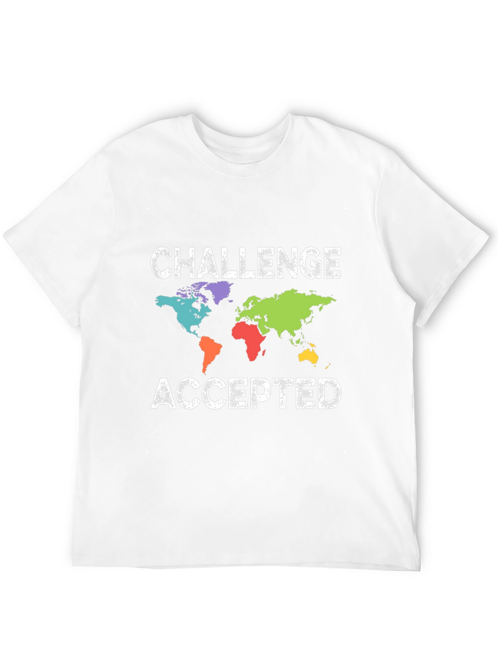 Challenge Accepted World Map T-Shirt