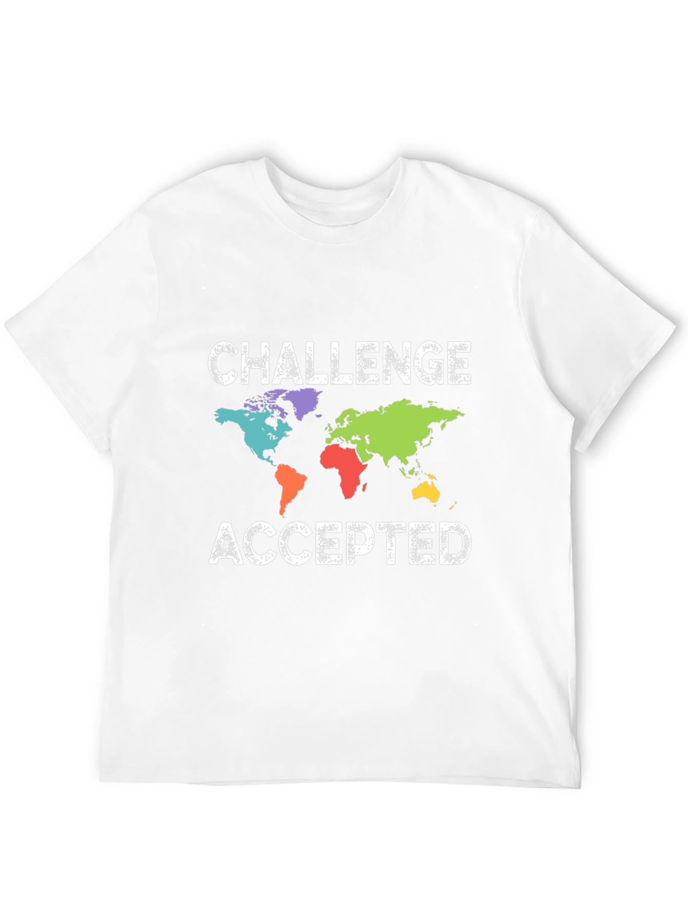 Challenge Accepted World Map T-Shirt