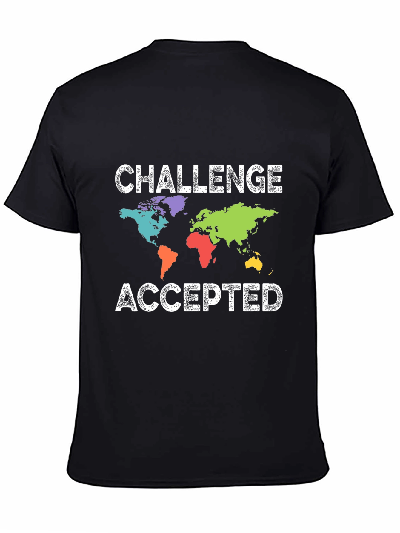 Challenge Accepted World Map T-Shirt