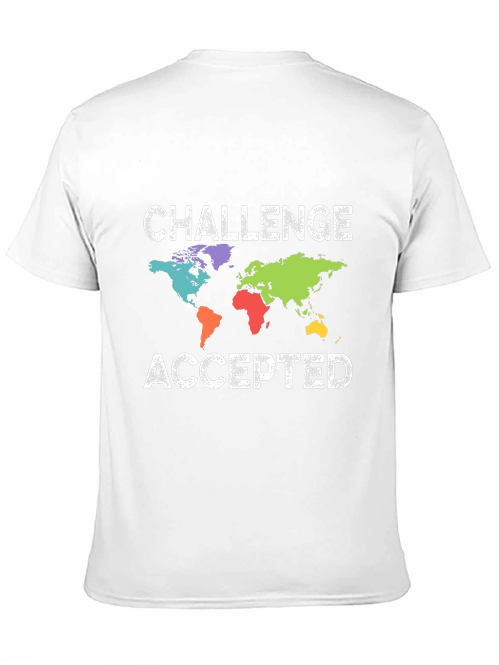 Challenge Accepted World Map T-Shirt