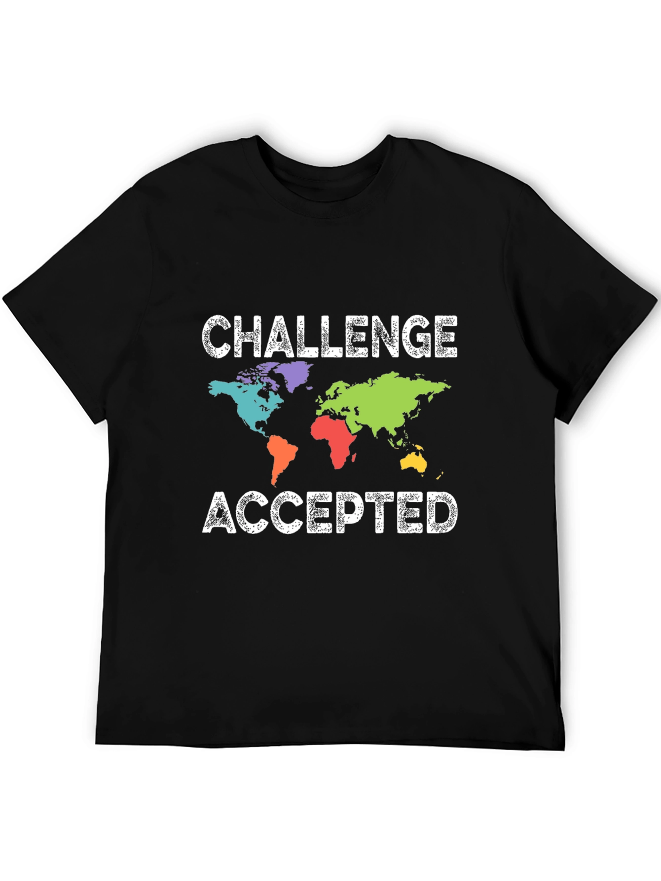 Challenge Accepted World Map T-Shirt