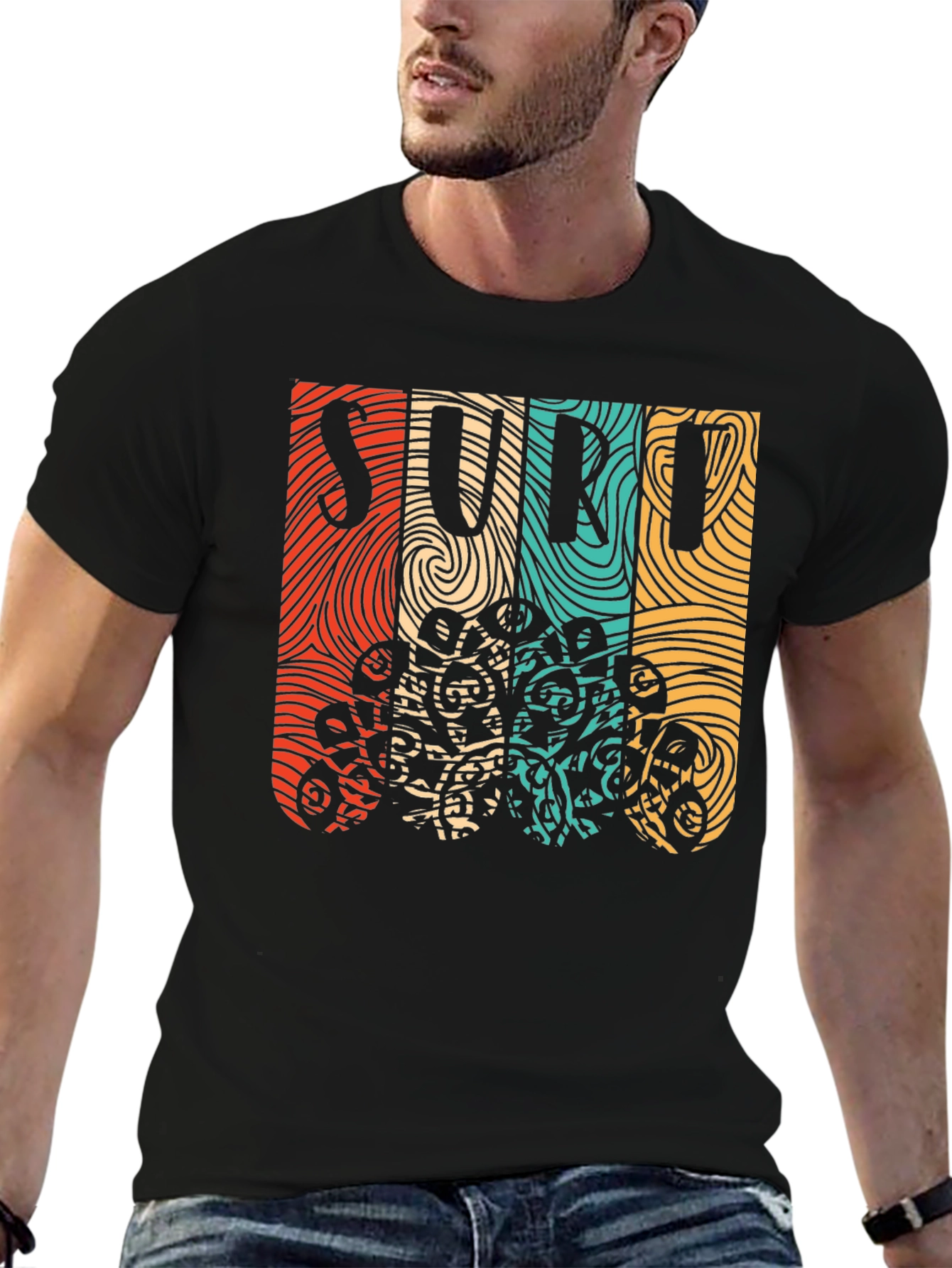 Vintage Surf Tee - Retro Beach Style