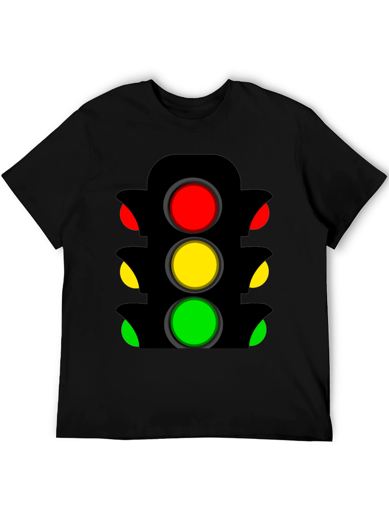 Traffic Light Graphic Tee - Stand Out Style
