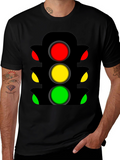 Traffic Light Graphic Tee - Stand Out Style
