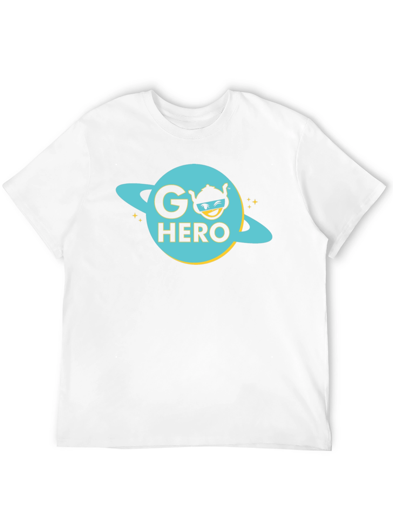 Go Hero Graphic Tee - Black Cotton T-Shirt