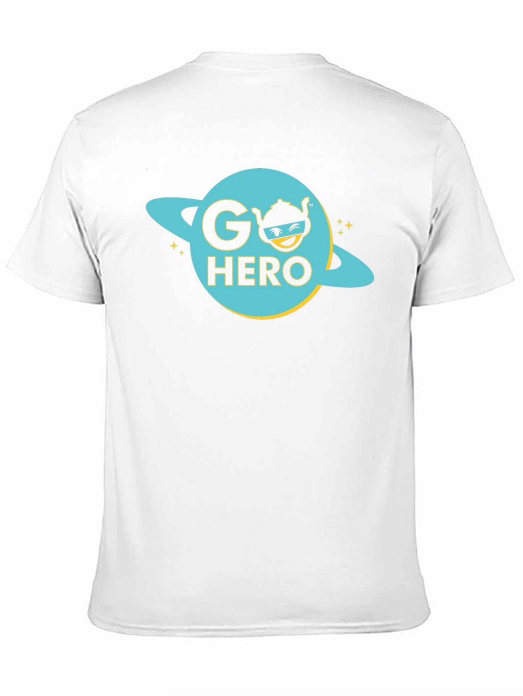 Go Hero Graphic Tee - Black Cotton T-Shirt