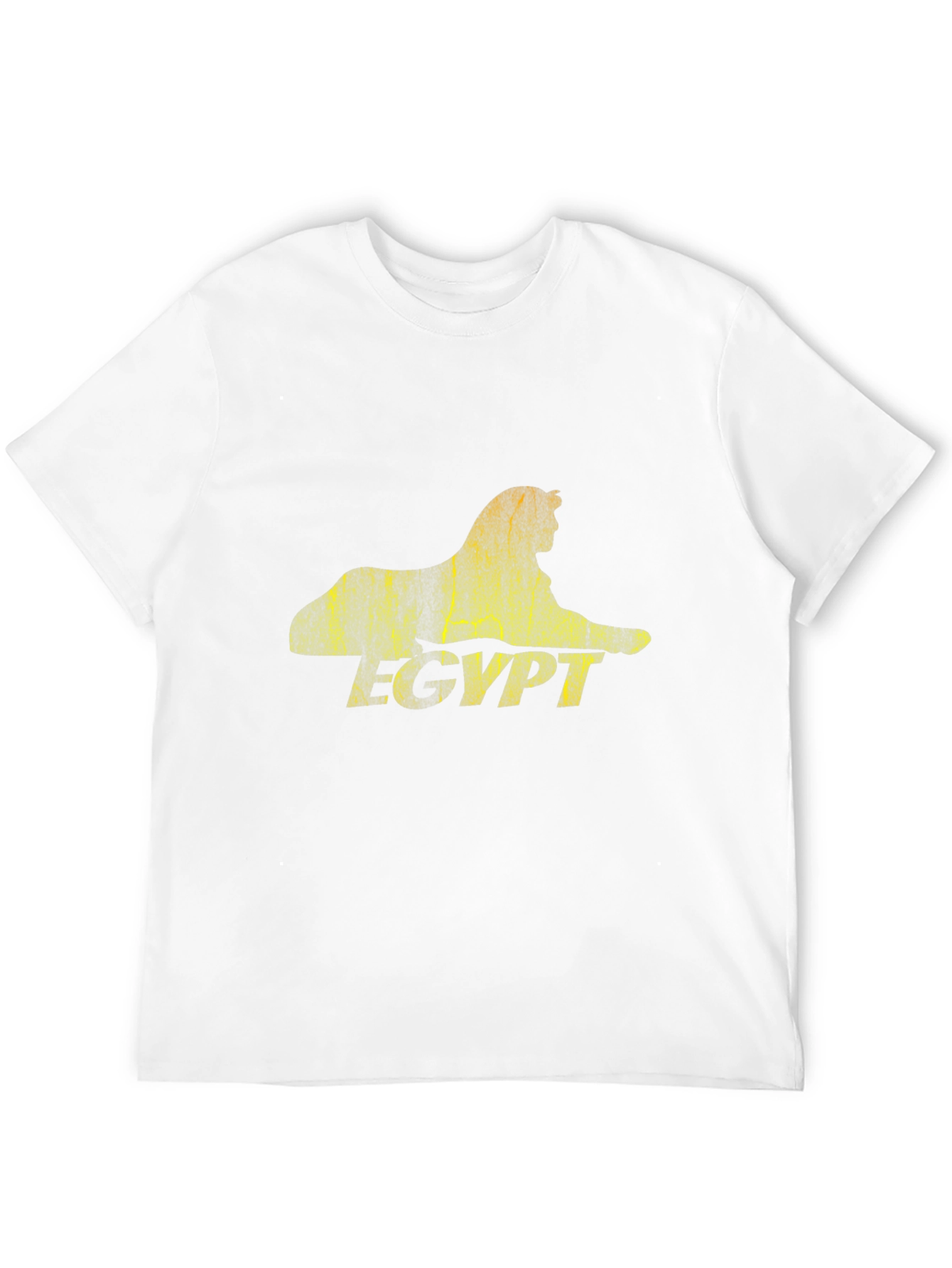 Egypt Sphinx Graphic Black T-Shirt
