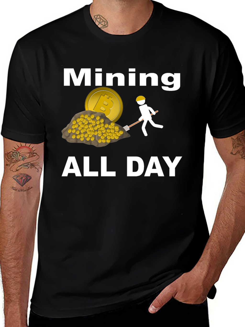 Bitcoin Mining All Day T-Shirt