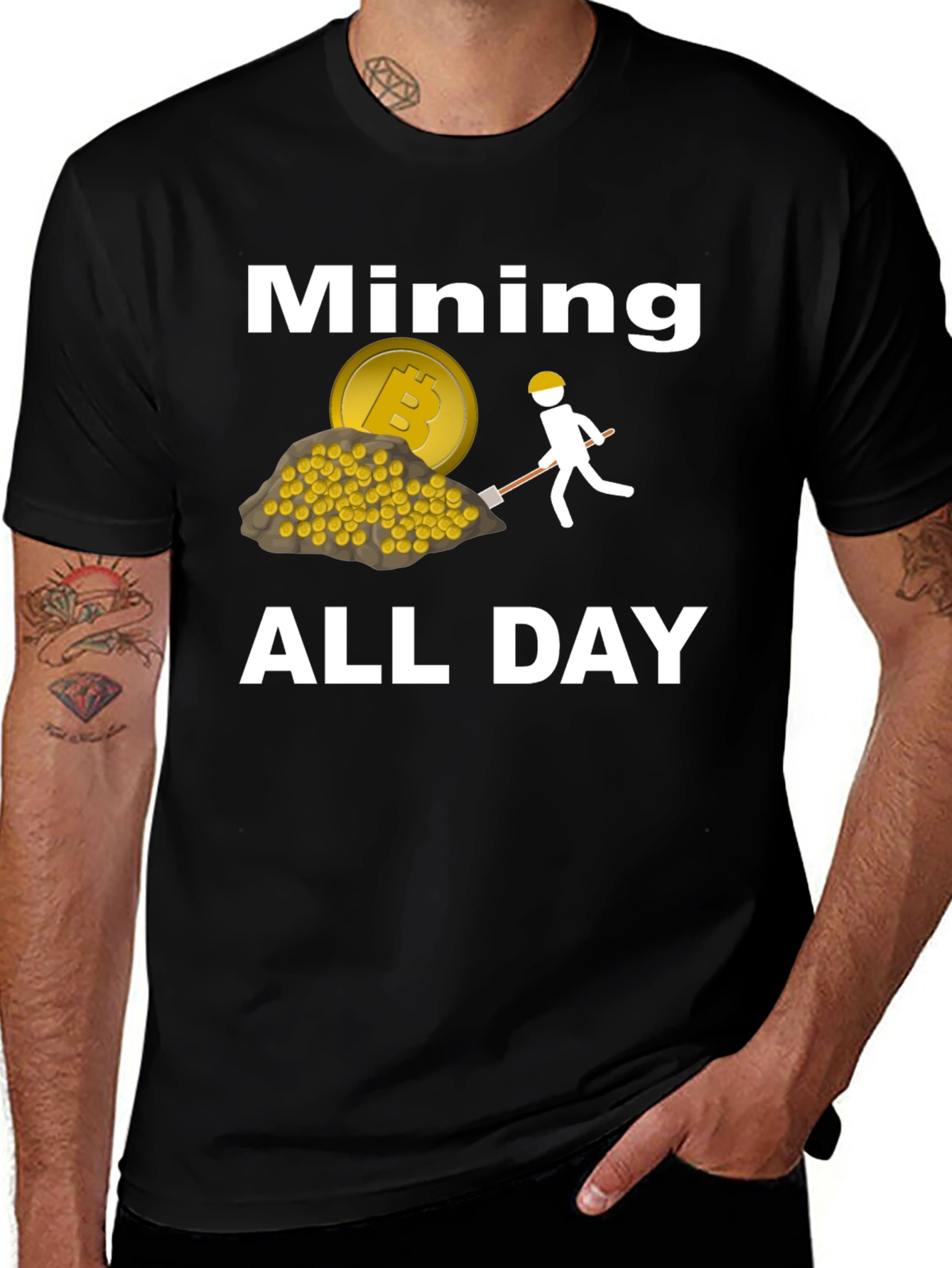 Bitcoin Mining All Day T-Shirt
