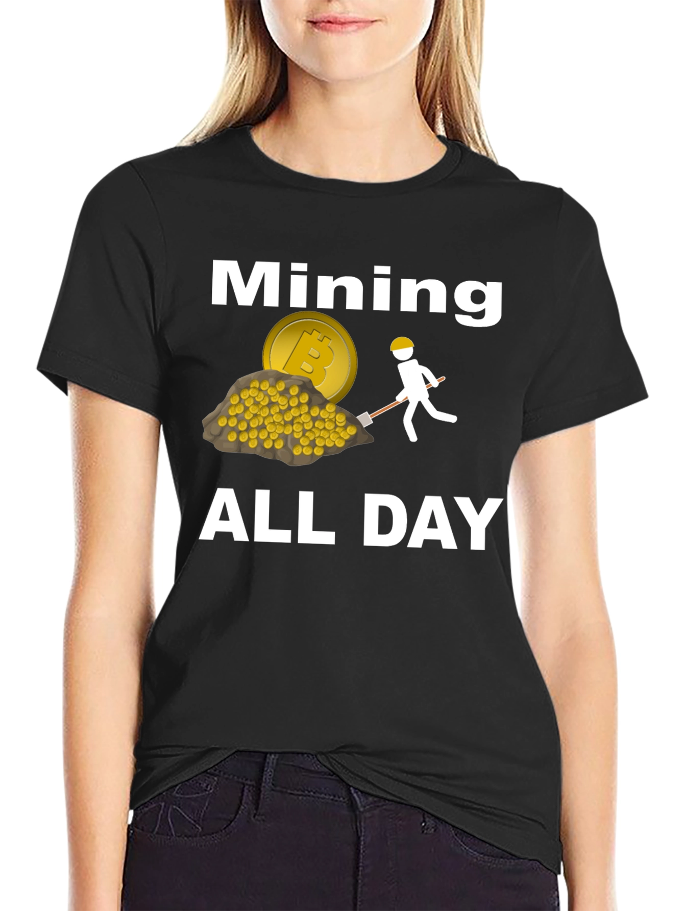 Bitcoin Mining All Day T-Shirt