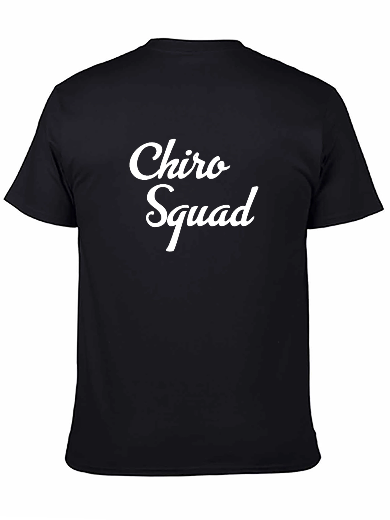 Chiro Squad Black T-Shirt - Chiropractic Pride