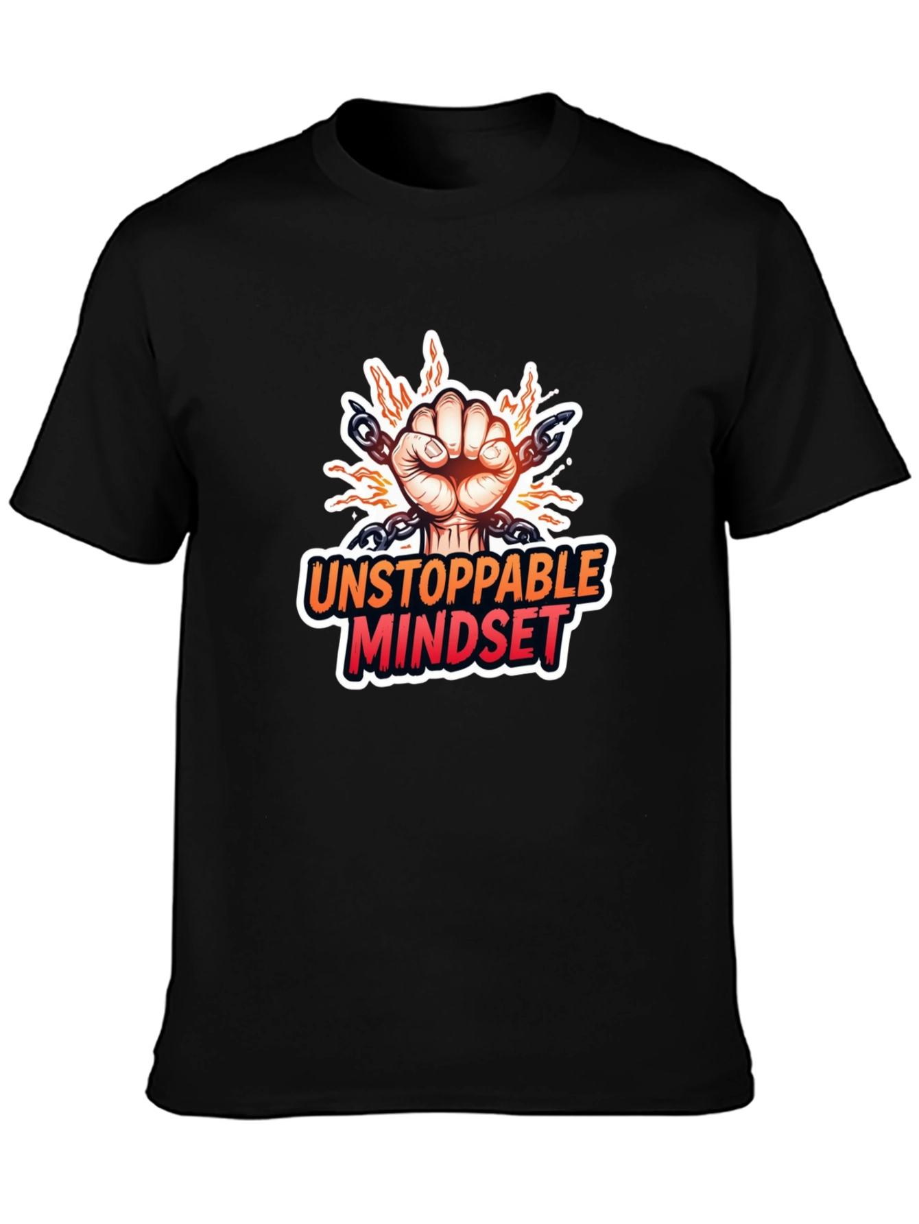 Unstoppable Mindset Graphic T-Shirt
