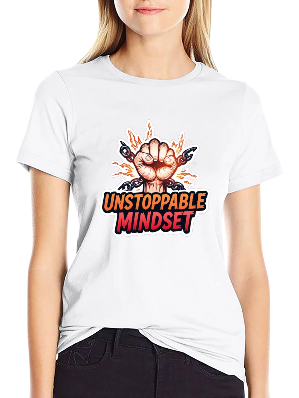 Unstoppable Mindset Graphic T-Shirt